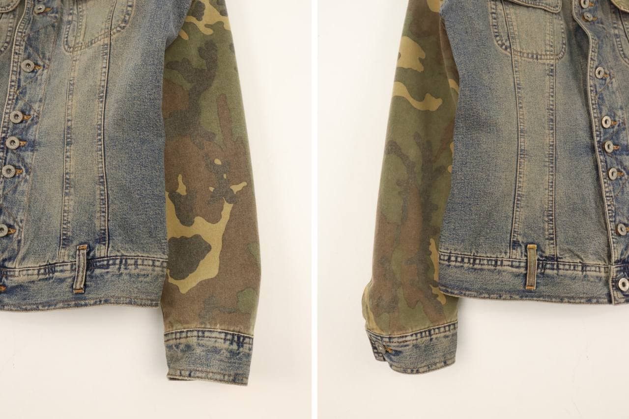Dolce & Gabbana Dolce & Gabbana Women's Army Camo Denim Jeans Faded Style Size XS / US 0-2 / IT 36-38 - 19 Thumbnail