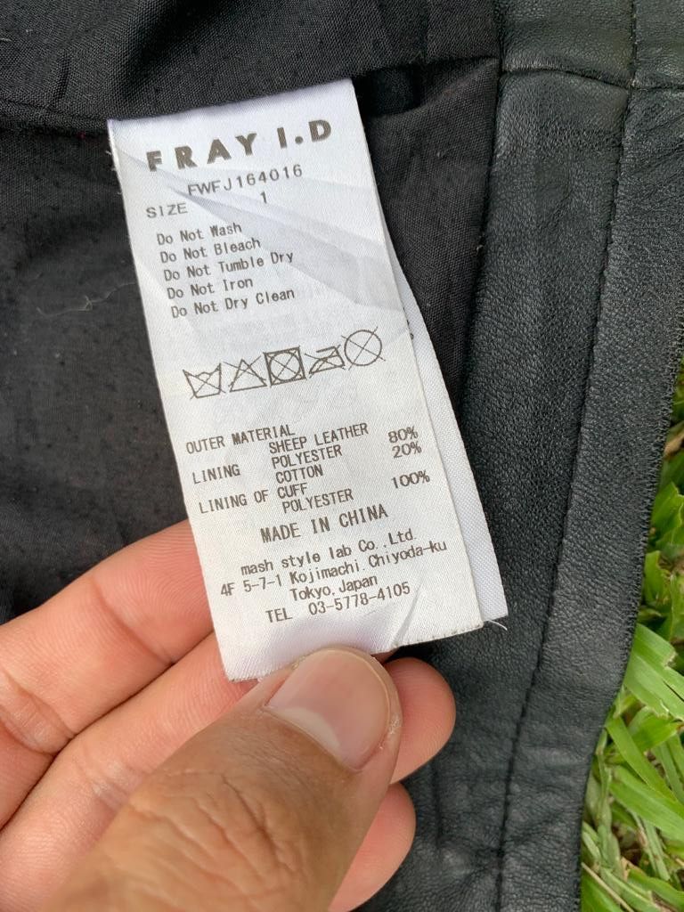 Designer × Japanese Brand Fray I.D leather Jacket Size S / US 4 / IT 40 - 9 Thumbnail