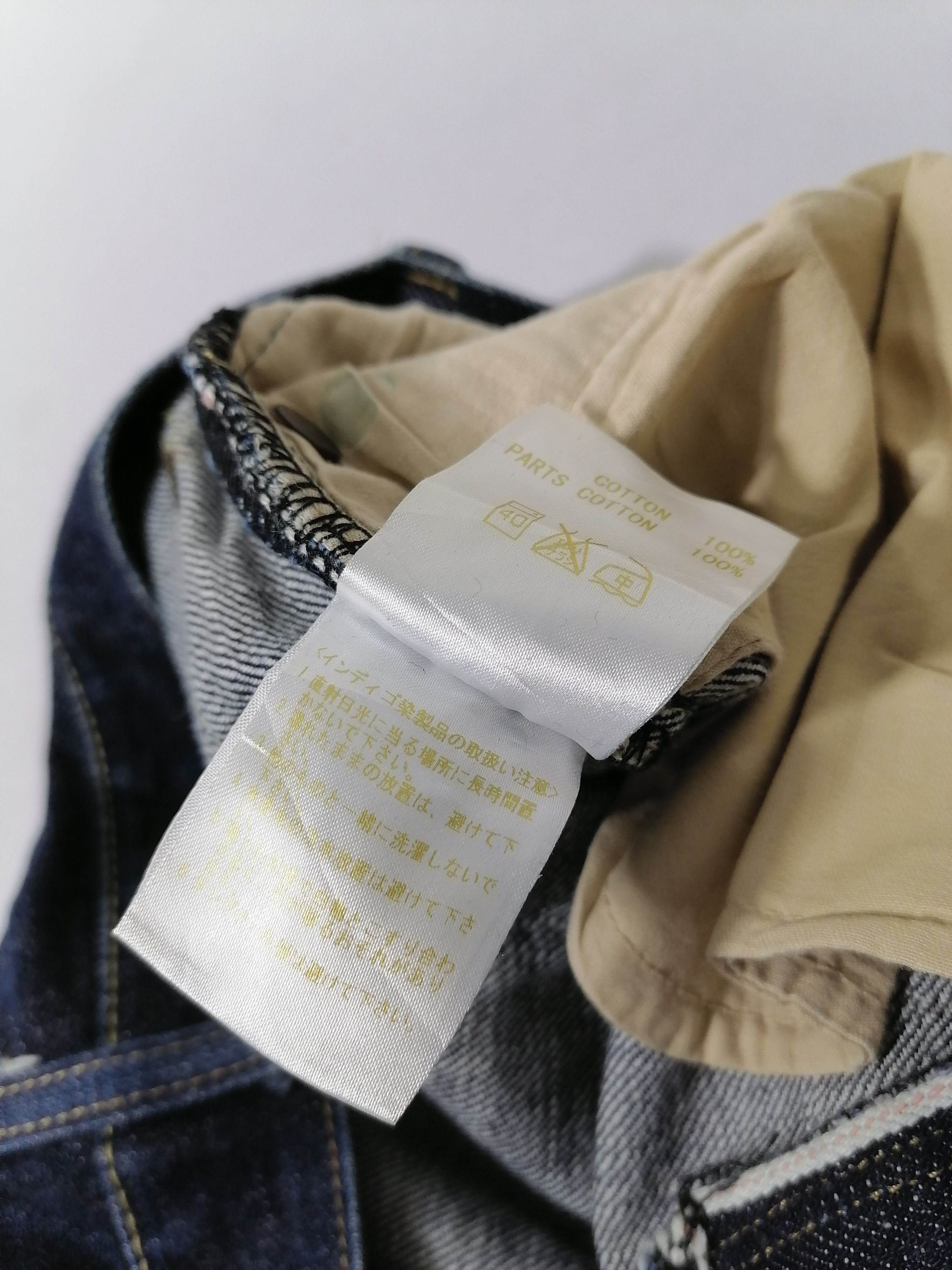 Japanese Brand Lost Control Selvedge Fly Button Denim Jeans Size US 32 / EU 48 - 7 Thumbnail