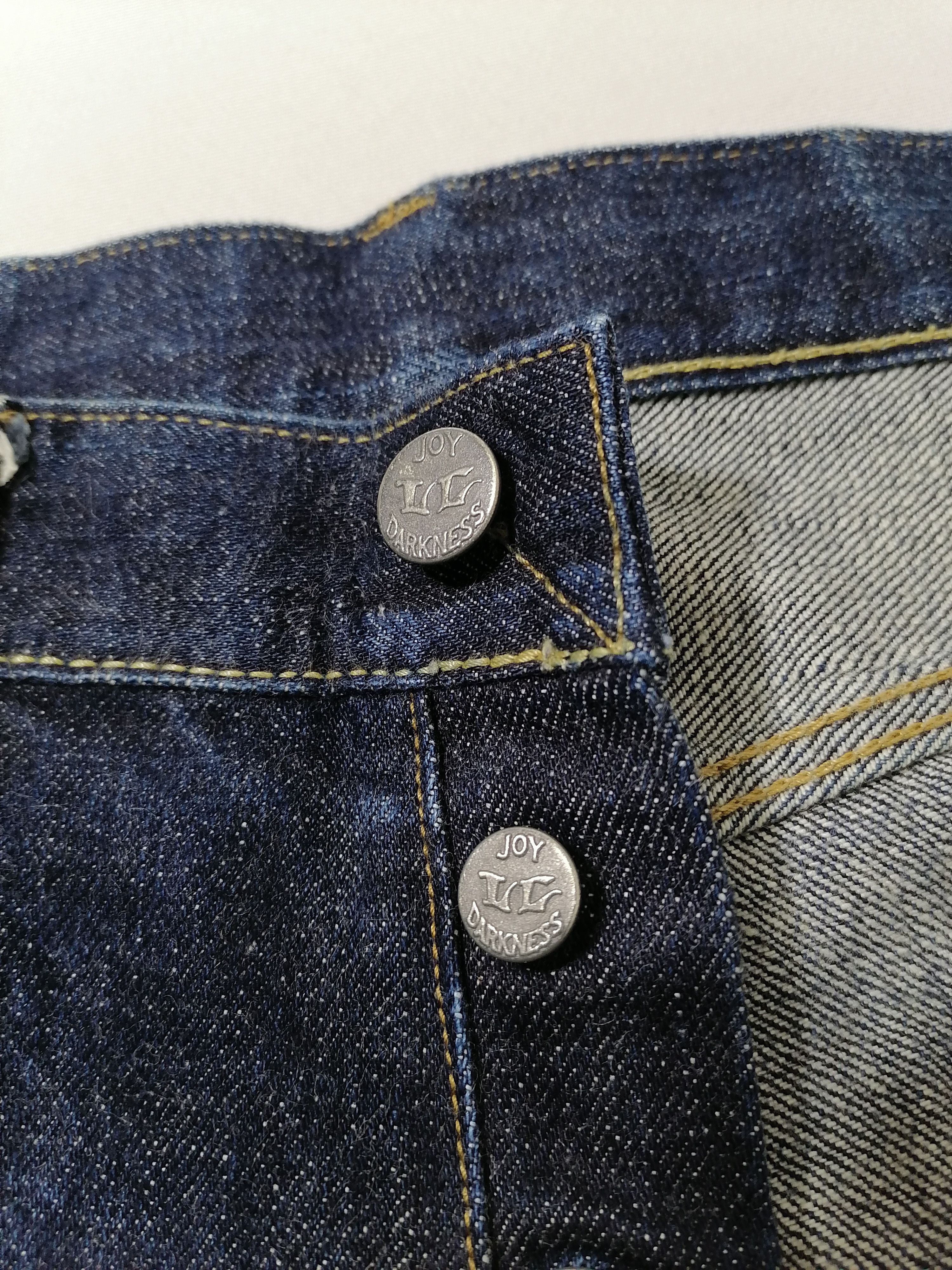 Japanese Brand Lost Control Selvedge Fly Button Denim Jeans Size US 32 / EU 48 - 4 Thumbnail