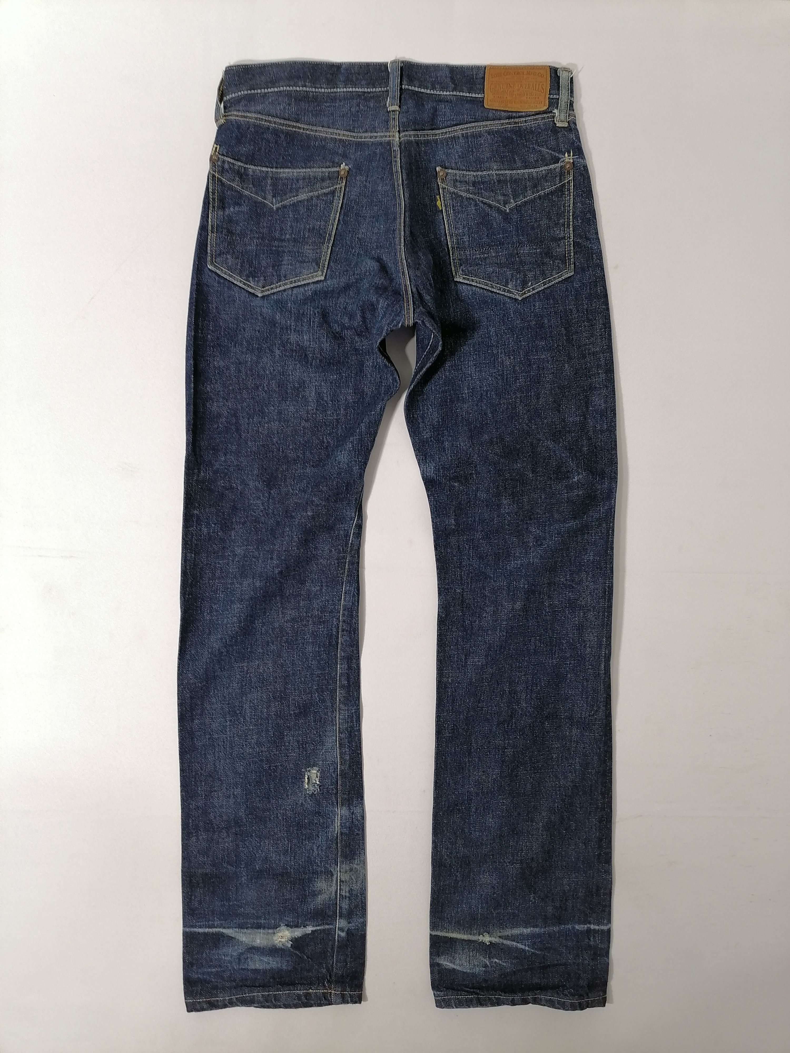 Japanese Brand Lost Control Selvedge Fly Button Denim Jeans Size US 32 / EU 48 - 3 Thumbnail