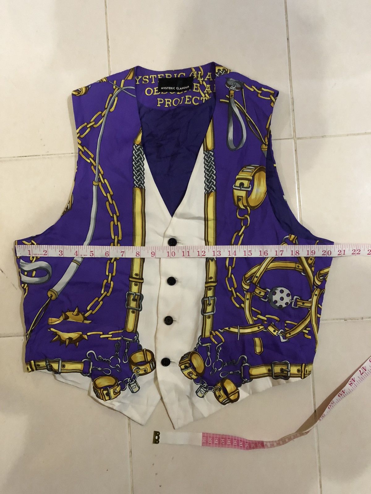 Hysteric Glamour Super rare Hysteric Glamour vest Obsent Art Project Size US M / EU 48-50 / 2 - 10 Thumbnail
