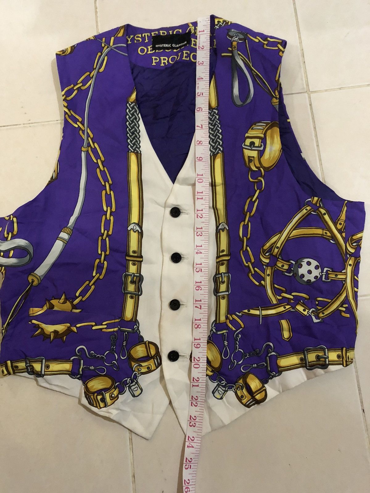 Hysteric Glamour Super rare Hysteric Glamour vest Obsent Art Project Size US M / EU 48-50 / 2 - 11 Thumbnail