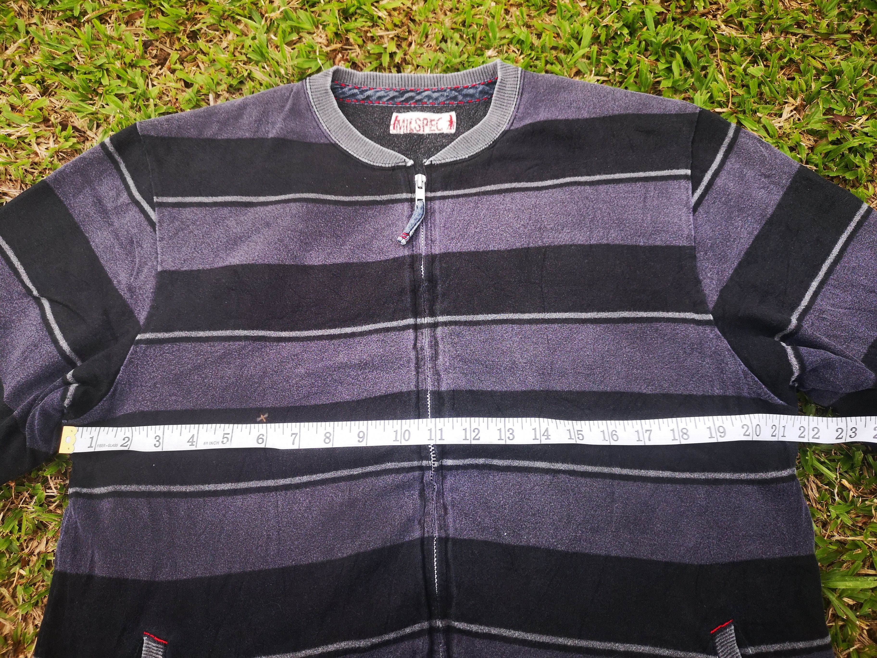 Japanese Brand × Vintage Vintage Milspec striped Sweater Size US M / EU 48-50 / 2 - 13 Thumbnail
