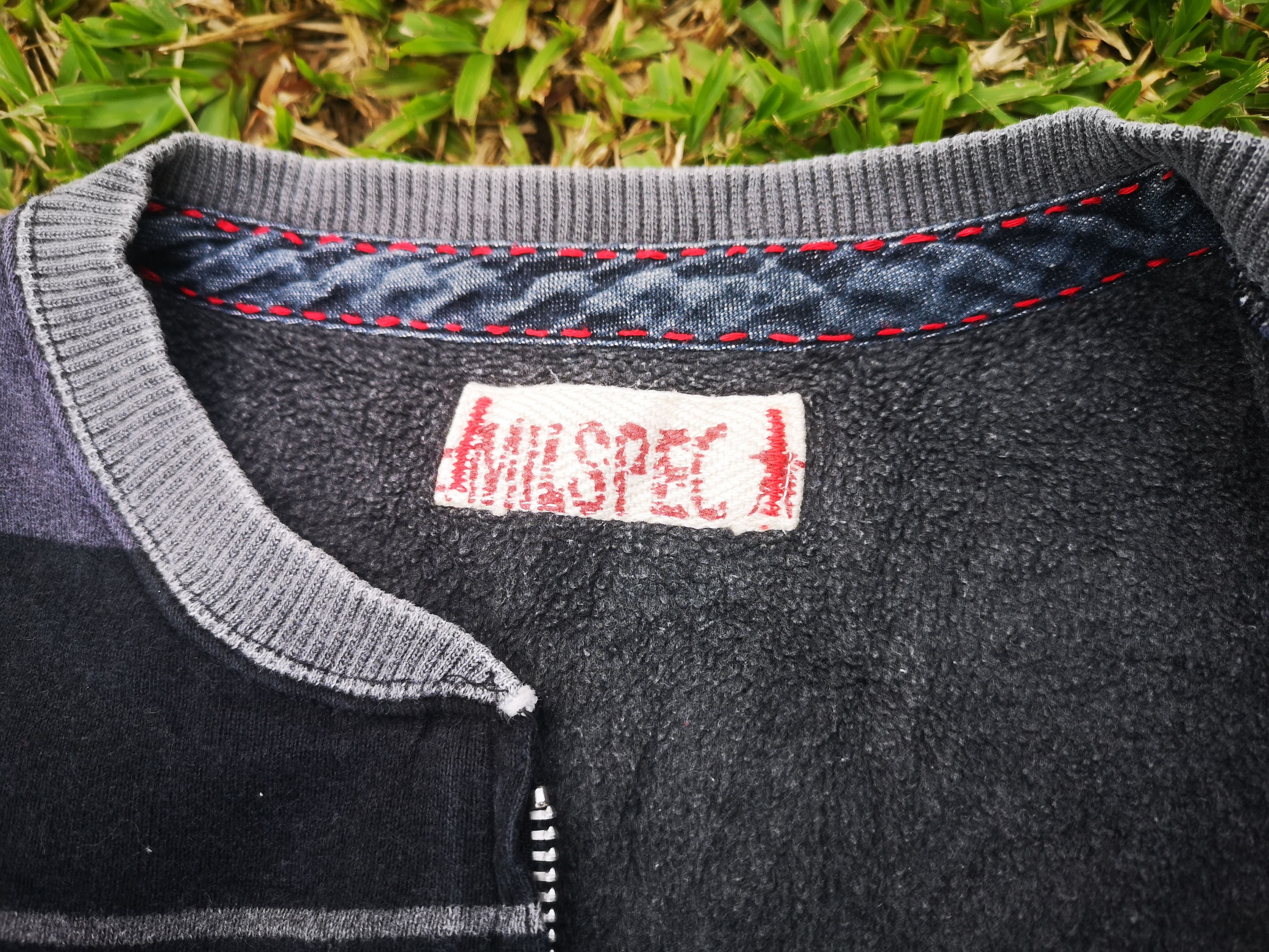Japanese Brand × Vintage Vintage Milspec striped Sweater Size US M / EU 48-50 / 2 - 10 Thumbnail