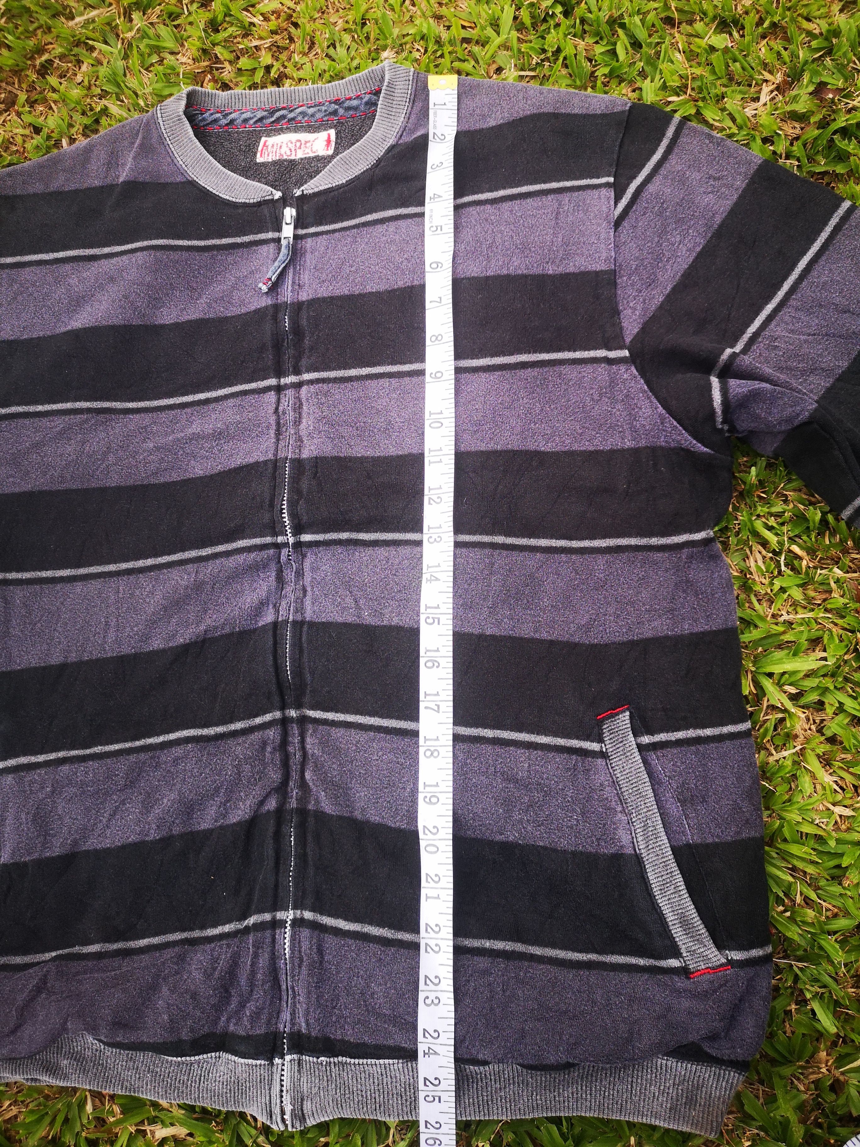 Japanese Brand × Vintage Vintage Milspec striped Sweater Size US M / EU 48-50 / 2 - 14 Thumbnail