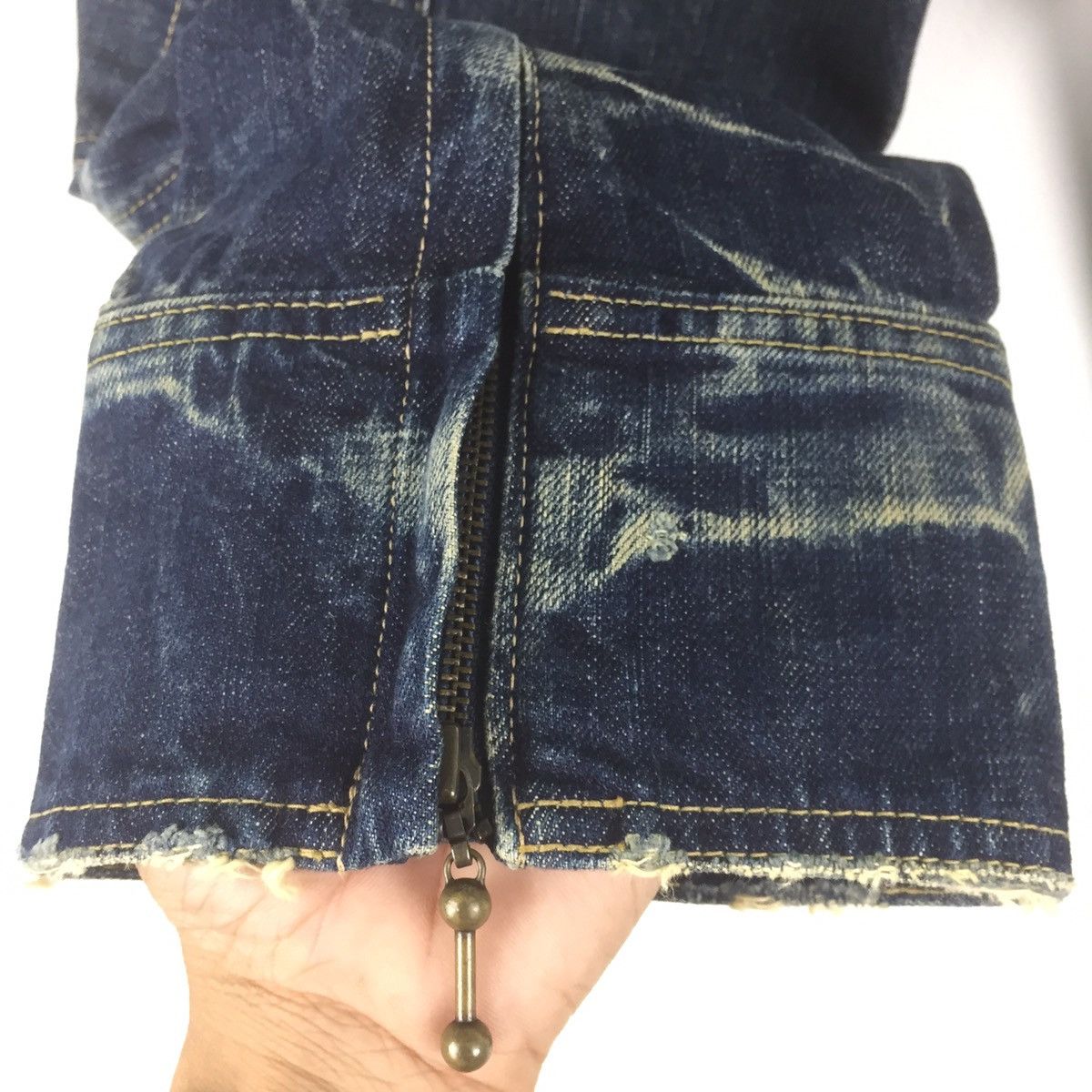 Hysteric Glamour × Japanese Brand Hysteric glamour jeans 3 quarters multiple pocket Size 29" - 6 Thumbnail