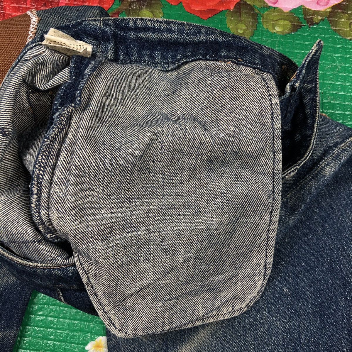 Issey Miyake × Japanese Brand × Tsumori Chisato Tsumori chisato patchwork sashiko bear college drop out Size US 28 / EU 44 - 9 Thumbnail