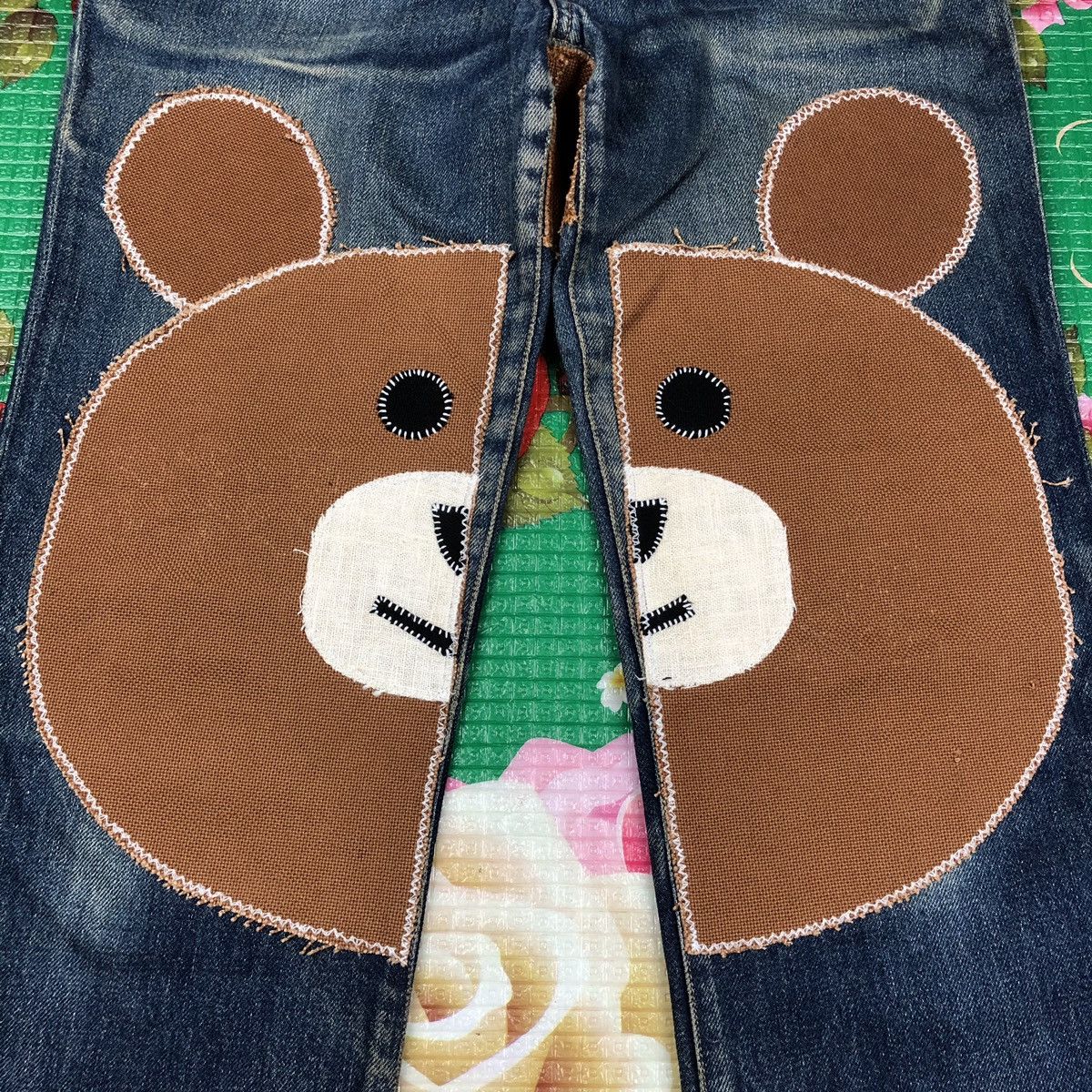 Issey Miyake × Japanese Brand × Tsumori Chisato Tsumori chisato patchwork sashiko bear college drop out Size US 28 / EU 44 - 2 Thumbnail