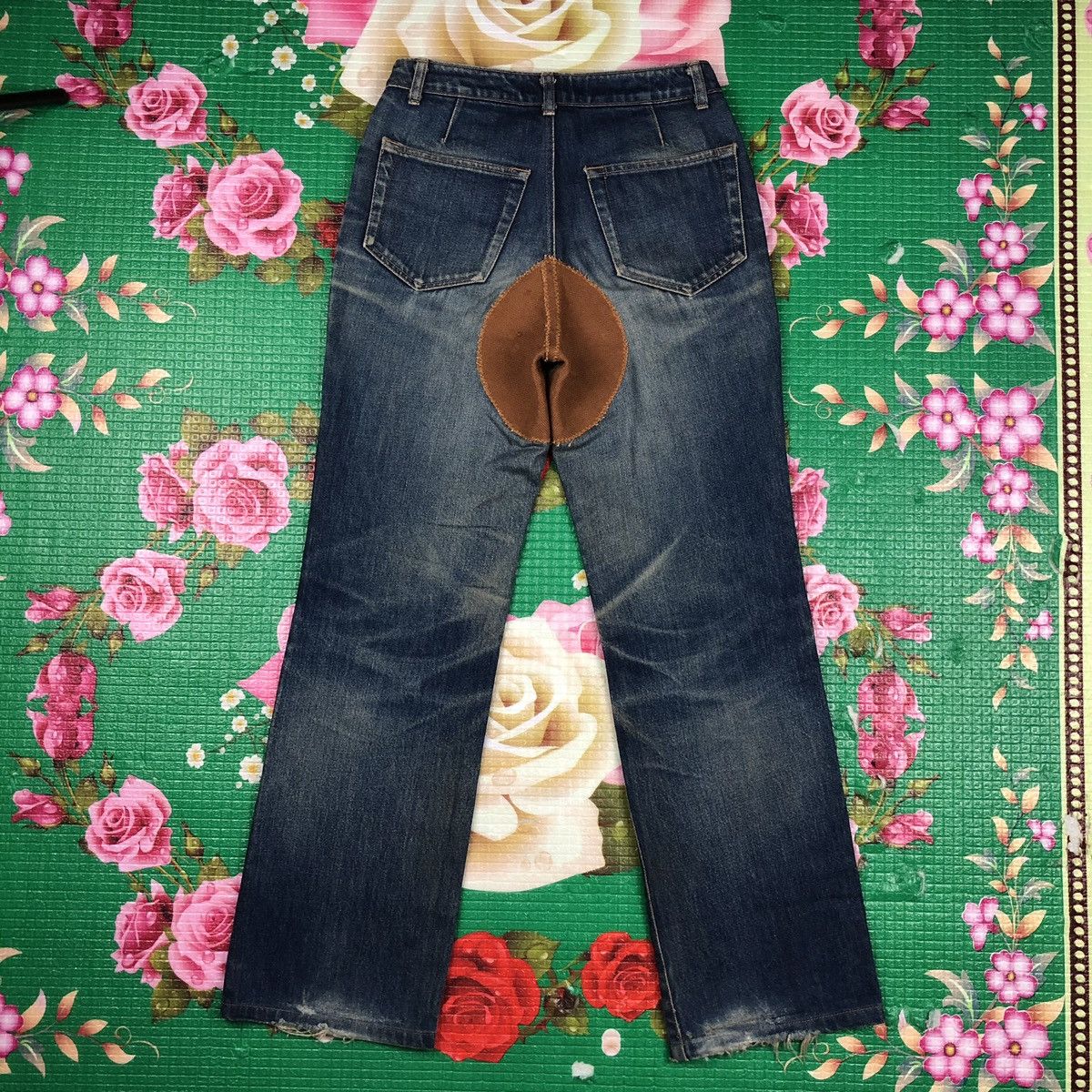 Issey Miyake × Japanese Brand × Tsumori Chisato Tsumori chisato patchwork sashiko bear college drop out Size US 28 / EU 44 - 5 Thumbnail