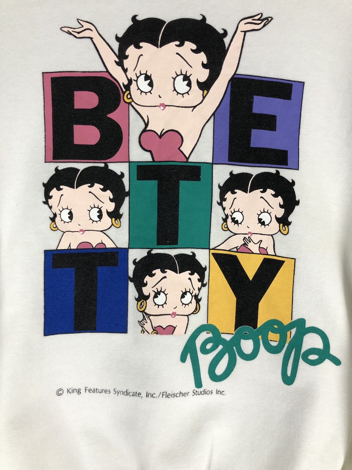 Cartoon Network × Japanese Brand × Vintage Vintage Betty Boop Sweatshirt Biglogo Sexy Betty Boop cw21 Size US L / EU 52-54 / 3 - 6 Thumbnail