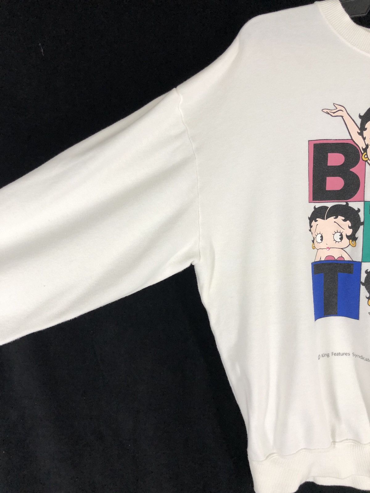 Cartoon Network × Japanese Brand × Vintage Vintage Betty Boop Sweatshirt Biglogo Sexy Betty Boop cw21 Size US L / EU 52-54 / 3 - 4 Thumbnail