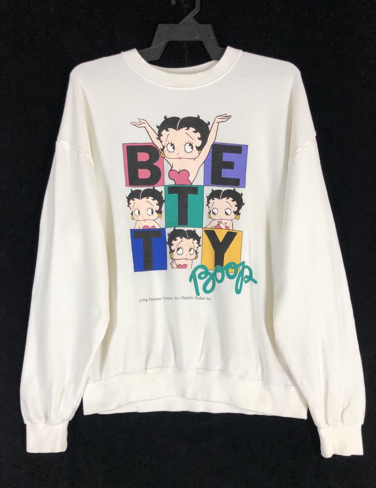 Cartoon Network × Japanese Brand × Vintage Vintage Betty Boop Sweatshirt Biglogo Sexy Betty Boop cw21 Size US L / EU 52-54 / 3 - 1 Thumbnail
