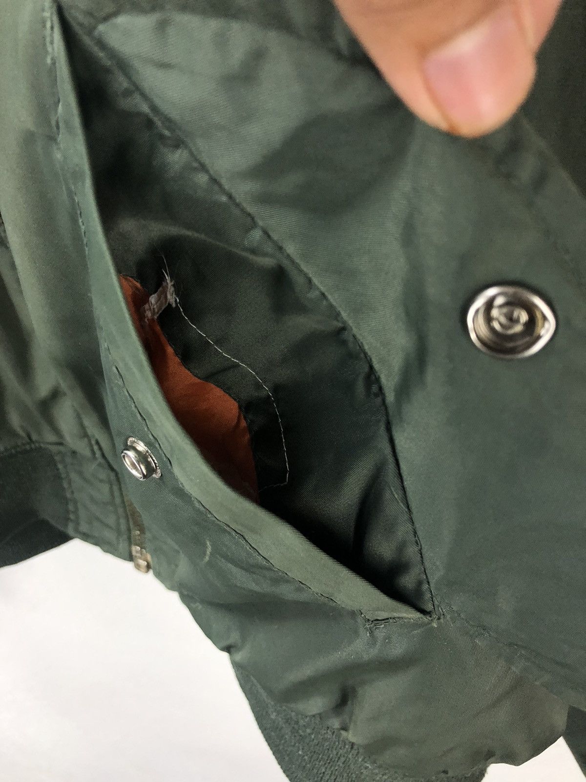Japanese Brand Vintage Japanese MA-1 Bomber Jacket Olive Green with Size US L / EU 52-54 / 3 - 8 Thumbnail