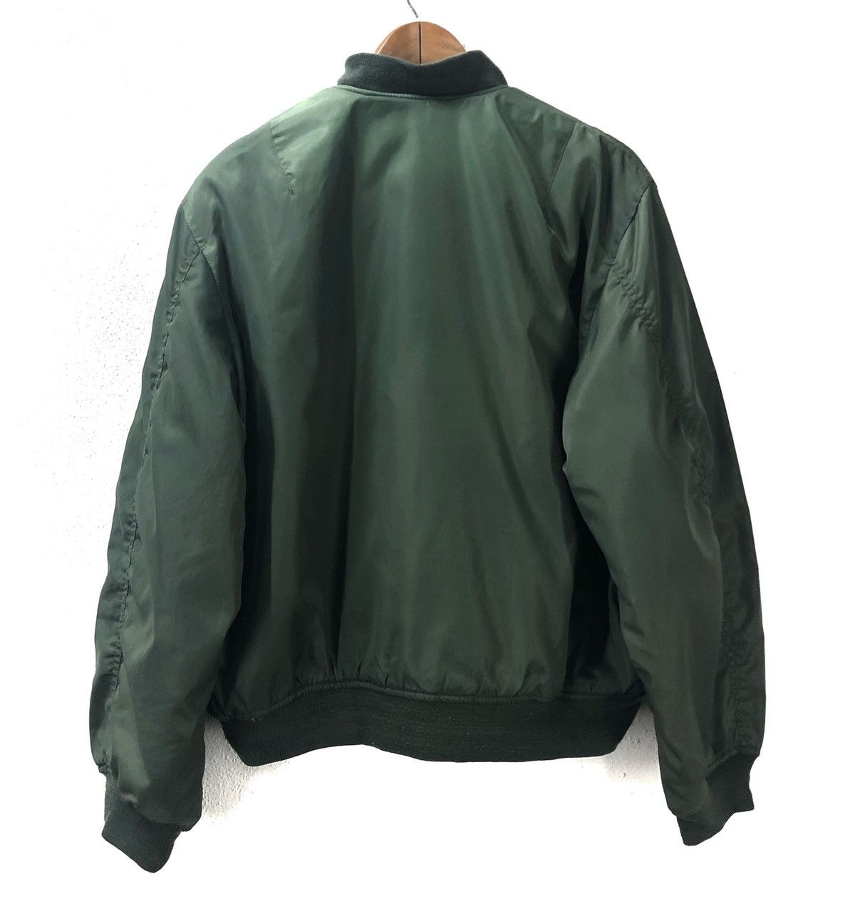 Japanese Brand Vintage Japanese MA-1 Bomber Jacket Olive Green with Size US L / EU 52-54 / 3 - 2 Thumbnail