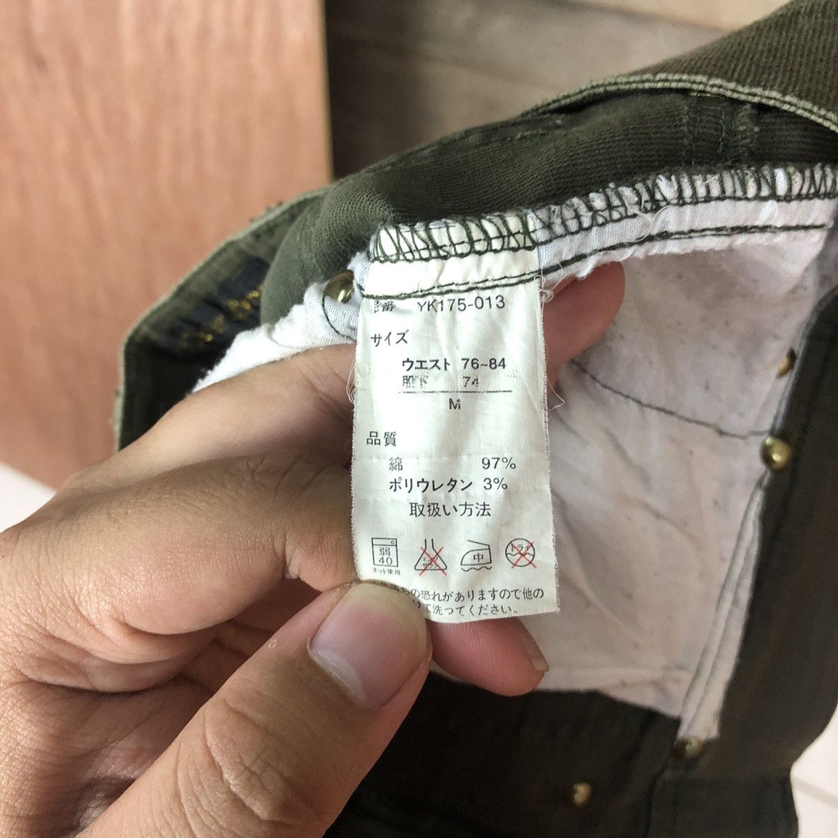 Japanese Brand DLL Dear Bros Green Cargo Multipocket Pants #1504 Size 30" / US 8 / IT 44 - 17 Thumbnail