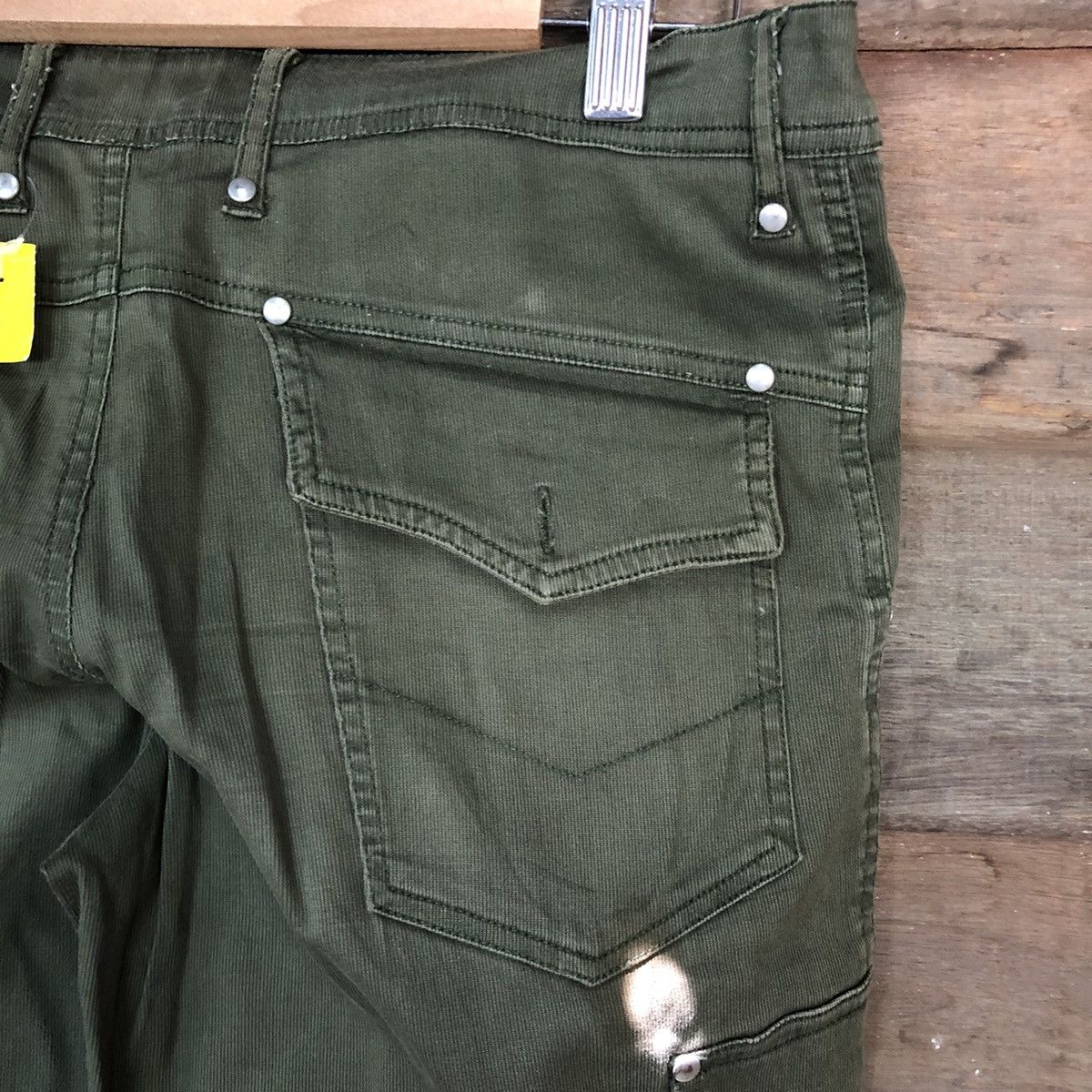 Japanese Brand DLL Dear Bros Green Cargo Multipocket Pants #1504 Size 30" / US 8 / IT 44 - 15 Thumbnail