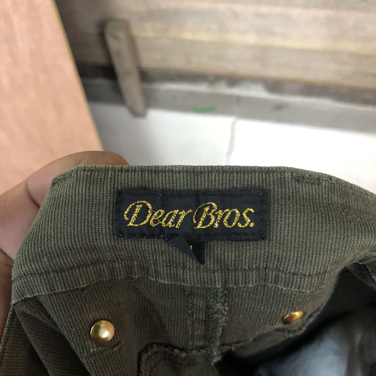 Japanese Brand DLL Dear Bros Green Cargo Multipocket Pants #1504 Size 30" / US 8 / IT 44 - 16 Thumbnail