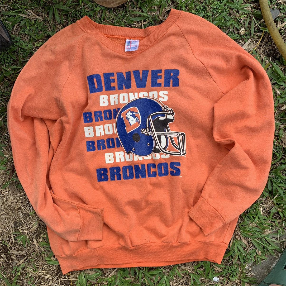 NFL NFL Denver Broncos vintage 90s sweatshirt Size US XL / EU 56 / 4 - 12 Thumbnail