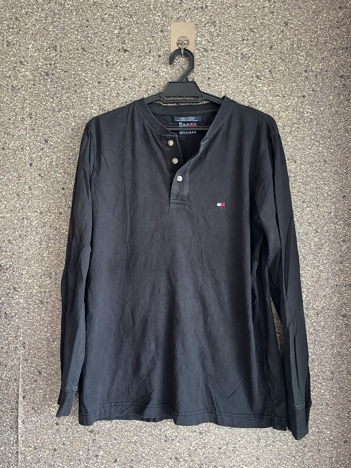 image of Vintage Tommy Hilfiger Ft59 in Black, Men's (Size Large)