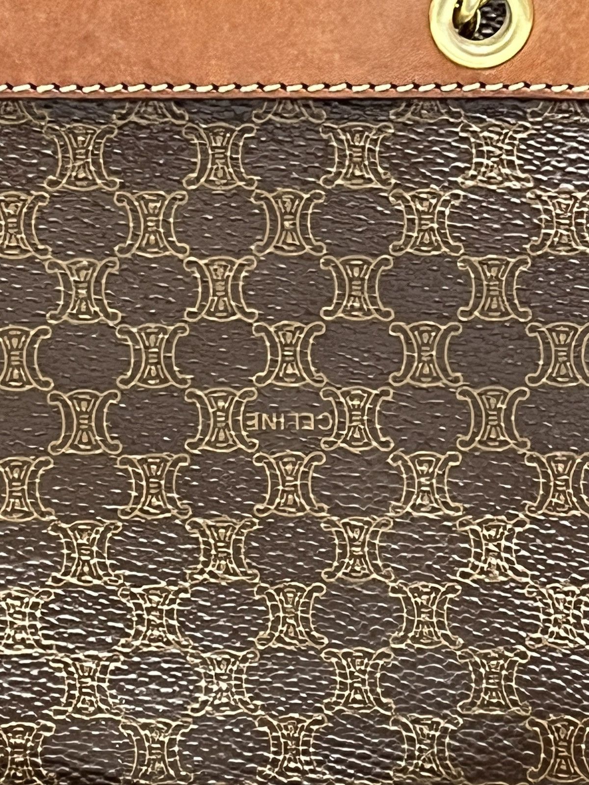 Celine 🔥VINTAGE CELINE Monogram Cuteness Leather Mini Bag Size ONE SIZE - 3 Thumbnail