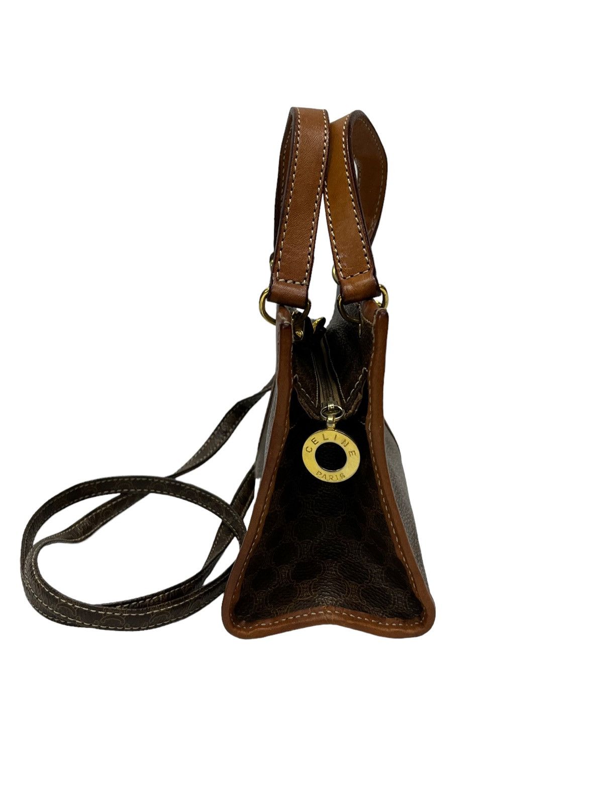 Celine 🔥VINTAGE CELINE Monogram Cuteness Leather Mini Bag Size ONE SIZE - 10 Thumbnail