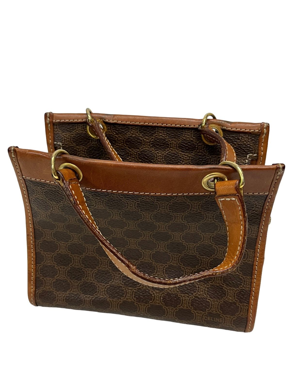 Celine 🔥VINTAGE CELINE Monogram Cuteness Leather Mini Bag Size ONE SIZE - 7 Thumbnail