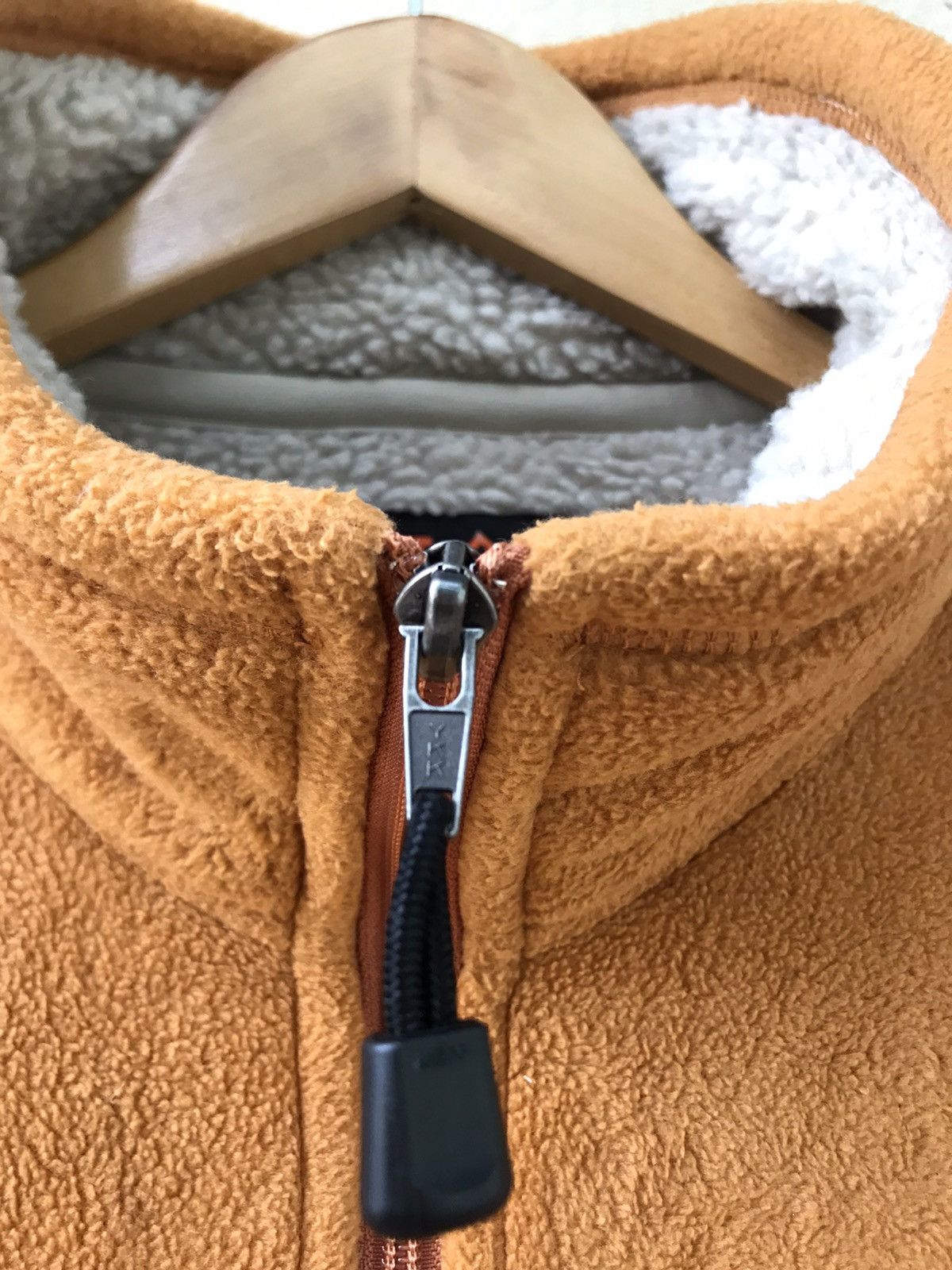 Japanese Brand Vintage First Down Fleece sherpa inside Jacket Size US L / EU 52-54 / 3 - 4 Thumbnail