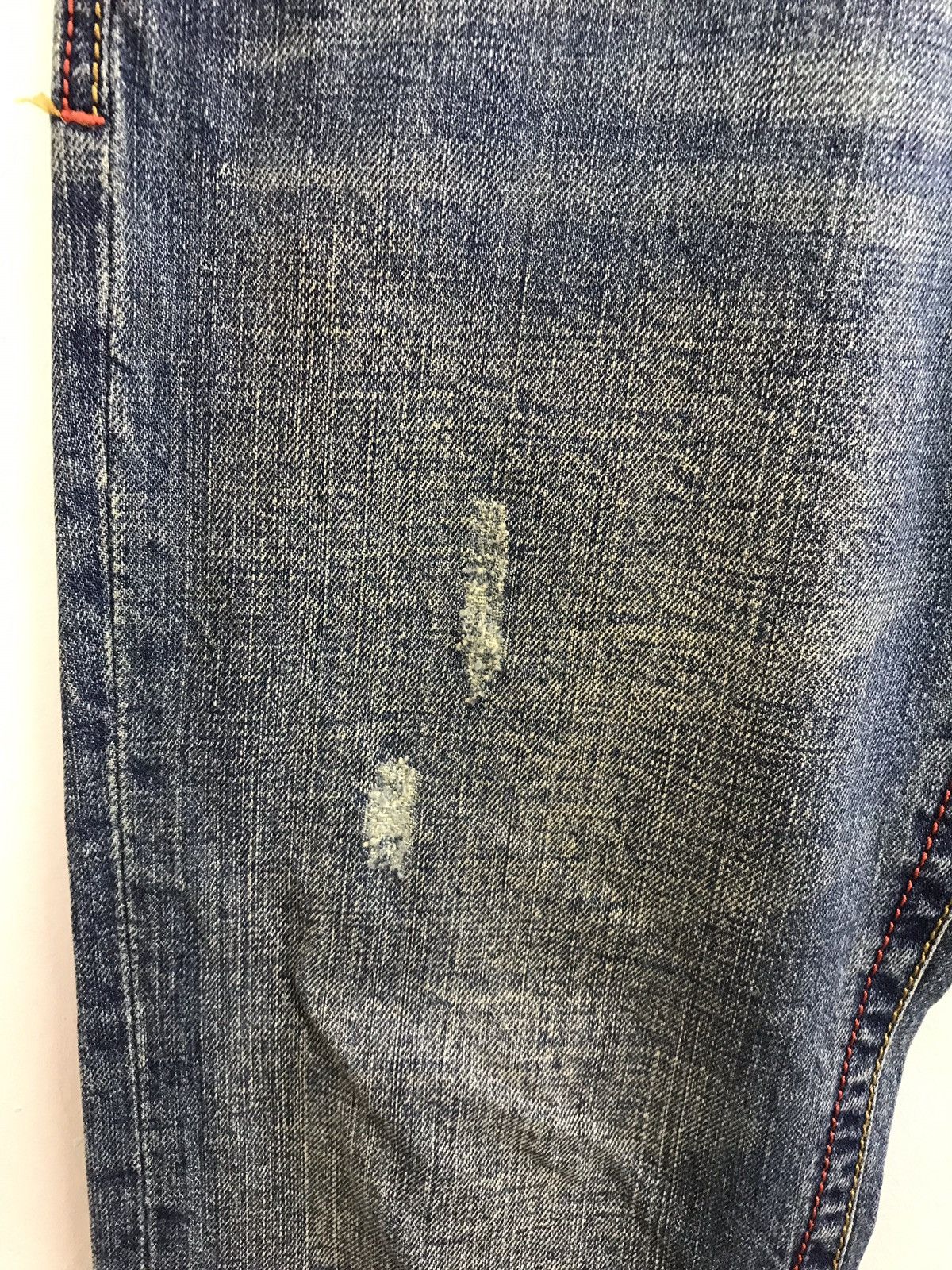Japanese Brand Vintage Gotcha Surf Printed Denim Jeans Tear Style Size US 32 / EU 48 - 5 Thumbnail
