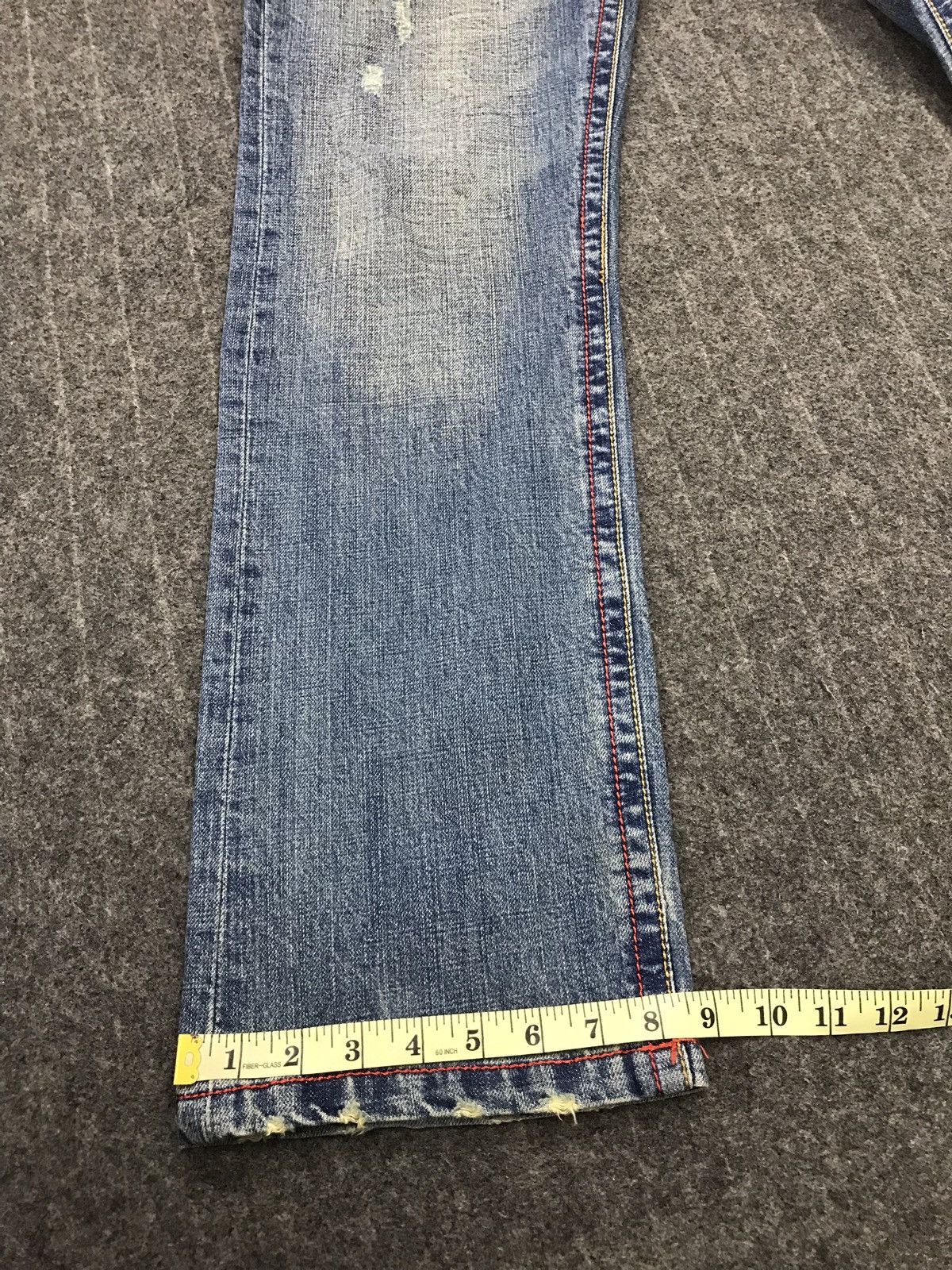 Japanese Brand Vintage Gotcha Surf Printed Denim Jeans Tear Style Size US 32 / EU 48 - 21 Thumbnail