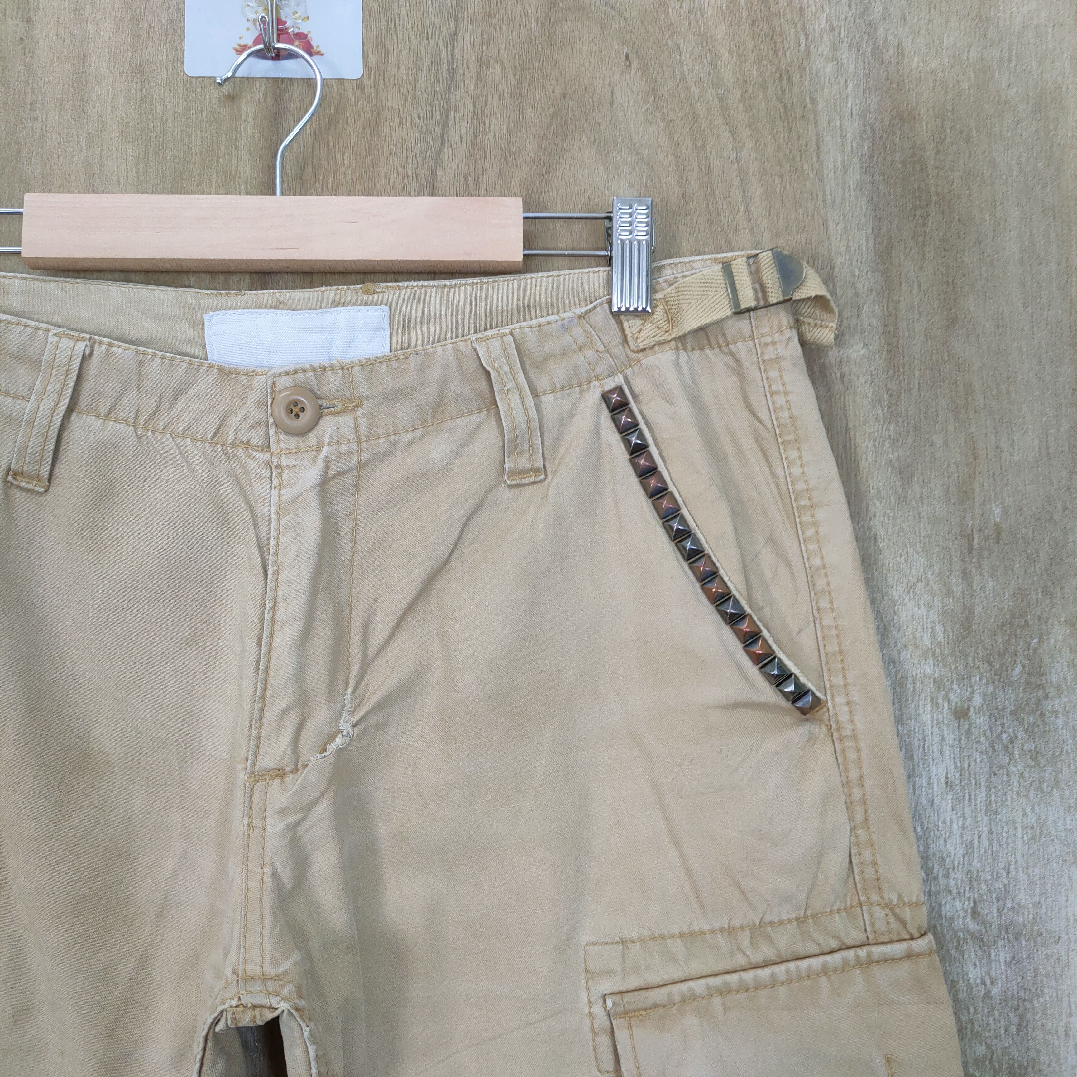 Japanese Brand NEUTRAL INFINITY FLARE CARGO PANTS Size US 30 / EU 46 - 4 Thumbnail