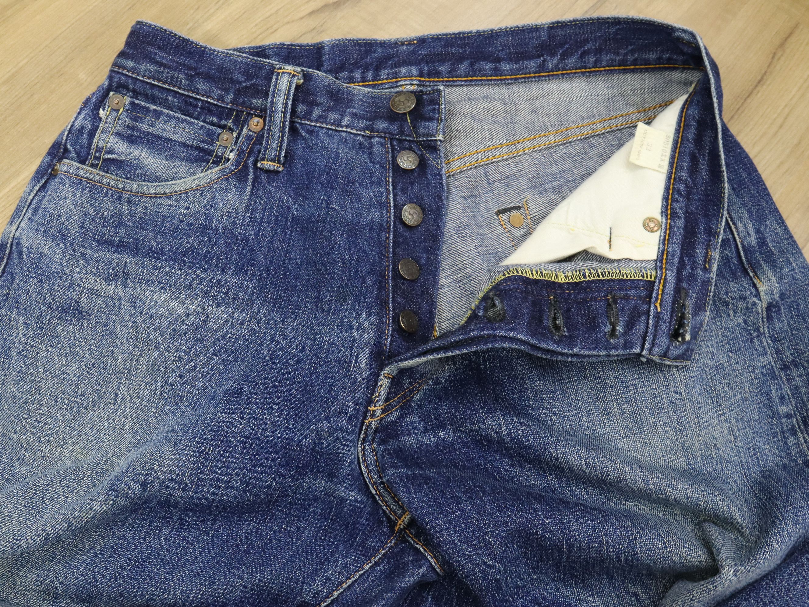 Samurai Jeans Samurai Jeans Selvedge Denim Jeans (One Washed) Size US 29 - 5 Thumbnail