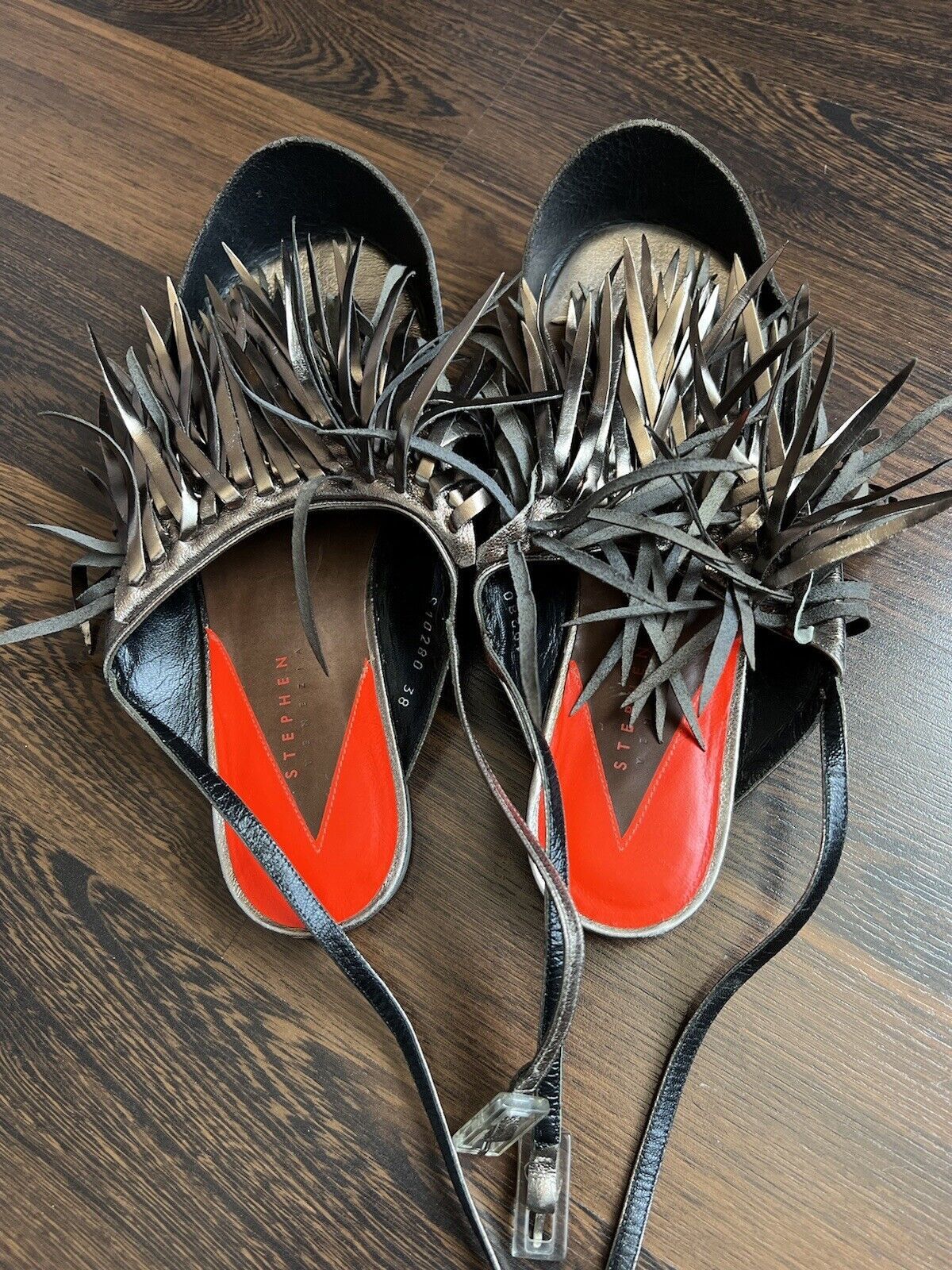 Other STEPHEN VENEZIA Leather Sandals Size 38 Size US 8 / IT 38 - 4 Thumbnail