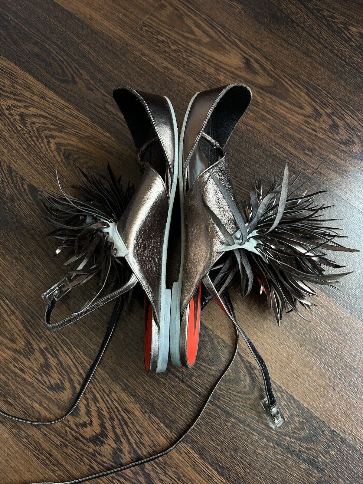 Other STEPHEN VENEZIA Leather Sandals Size 38 Size US 8 / IT 38 - 11 Thumbnail