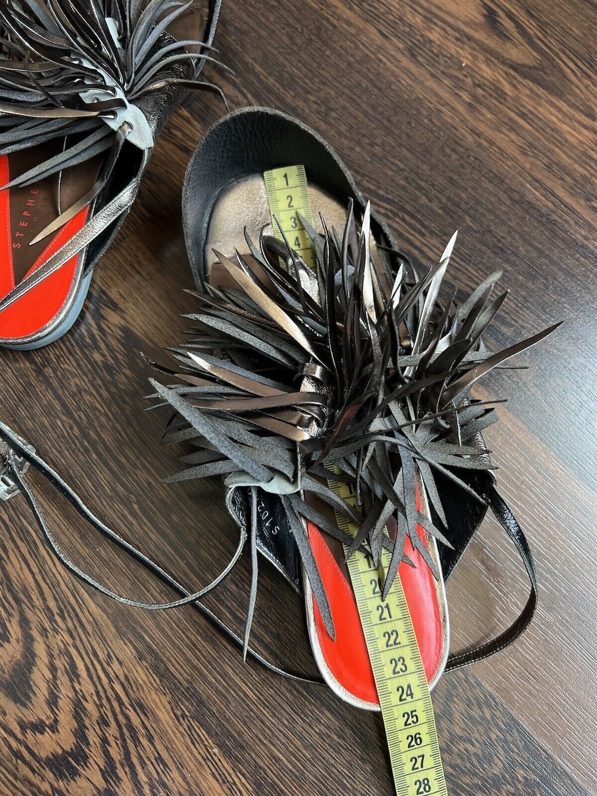 Other STEPHEN VENEZIA Leather Sandals Size 38 Size US 8 / IT 38 - 8 Thumbnail