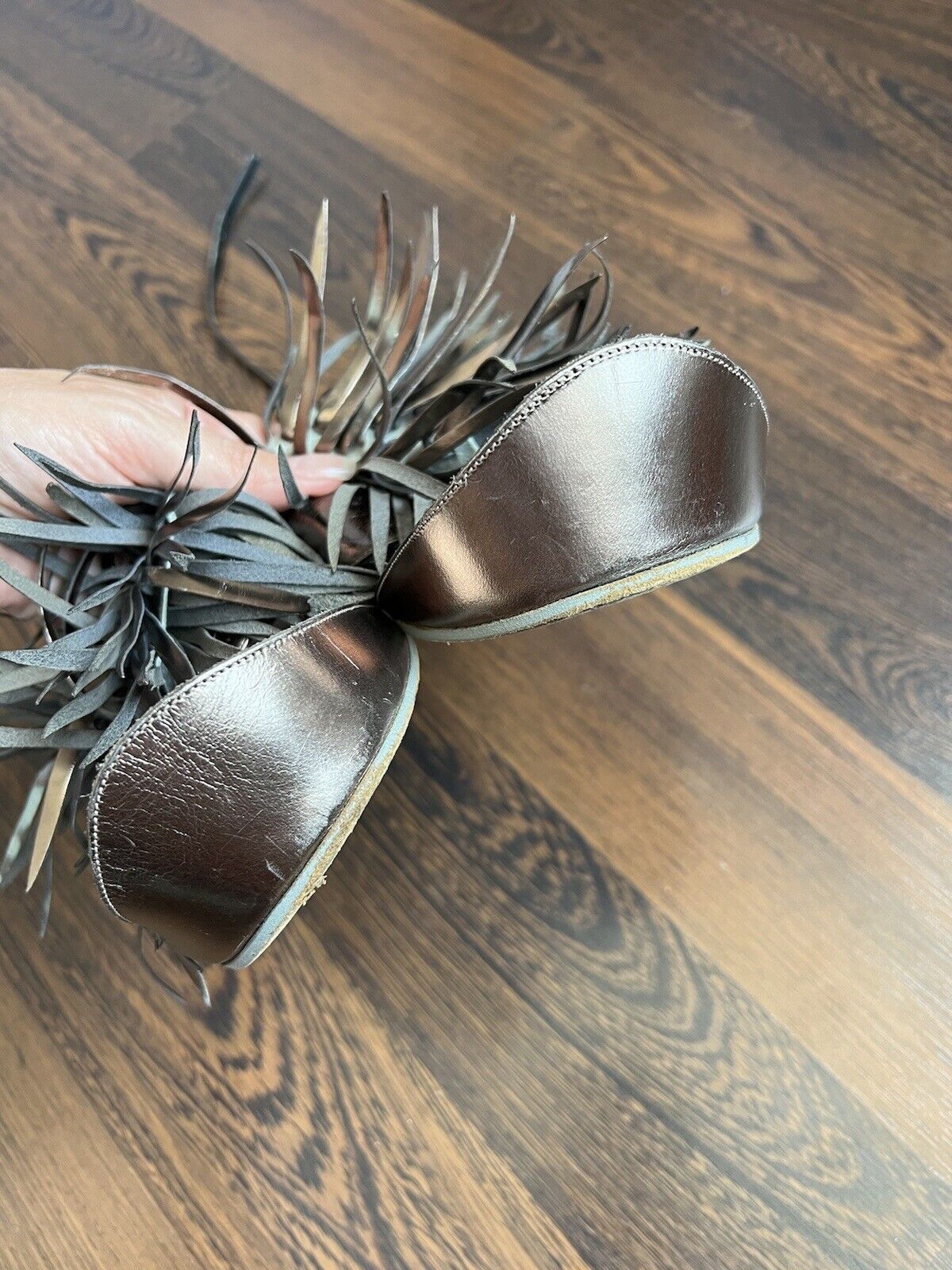 Other STEPHEN VENEZIA Leather Sandals Size 38 Size US 8 / IT 38 - 9 Thumbnail