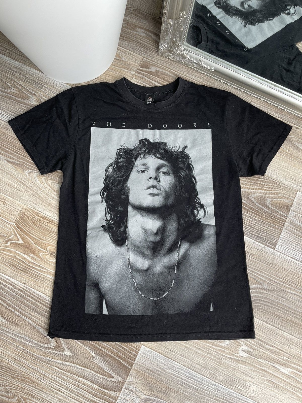 T-shirt The Doors Jim Morrison Rétro Homme - Noir 100% Coton Neuf