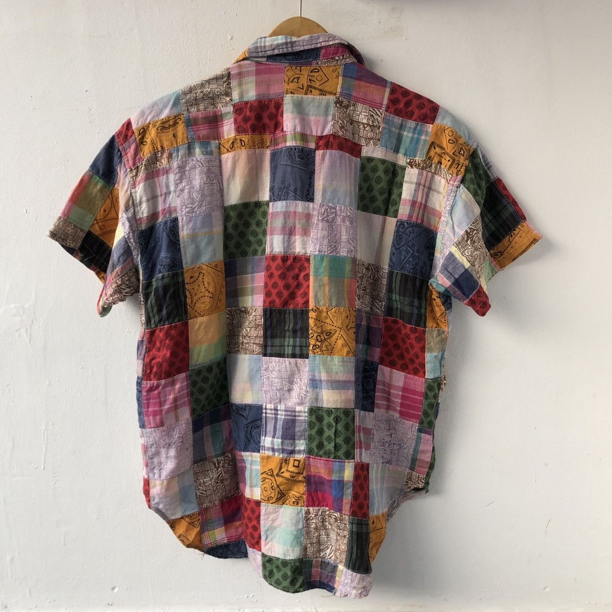 Vintage Vintage patch work shirt Size US M / EU 48-50 / 2 - 2 Thumbnail