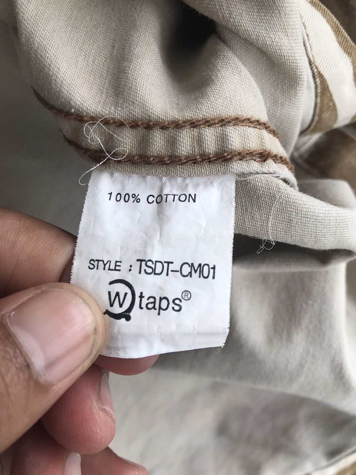 Wtaps WTAPS CAMOUFLAGE DESERT STORM DESIGN COMBAT RARE Size US L / EU 52-54 / 3 - 8 Thumbnail