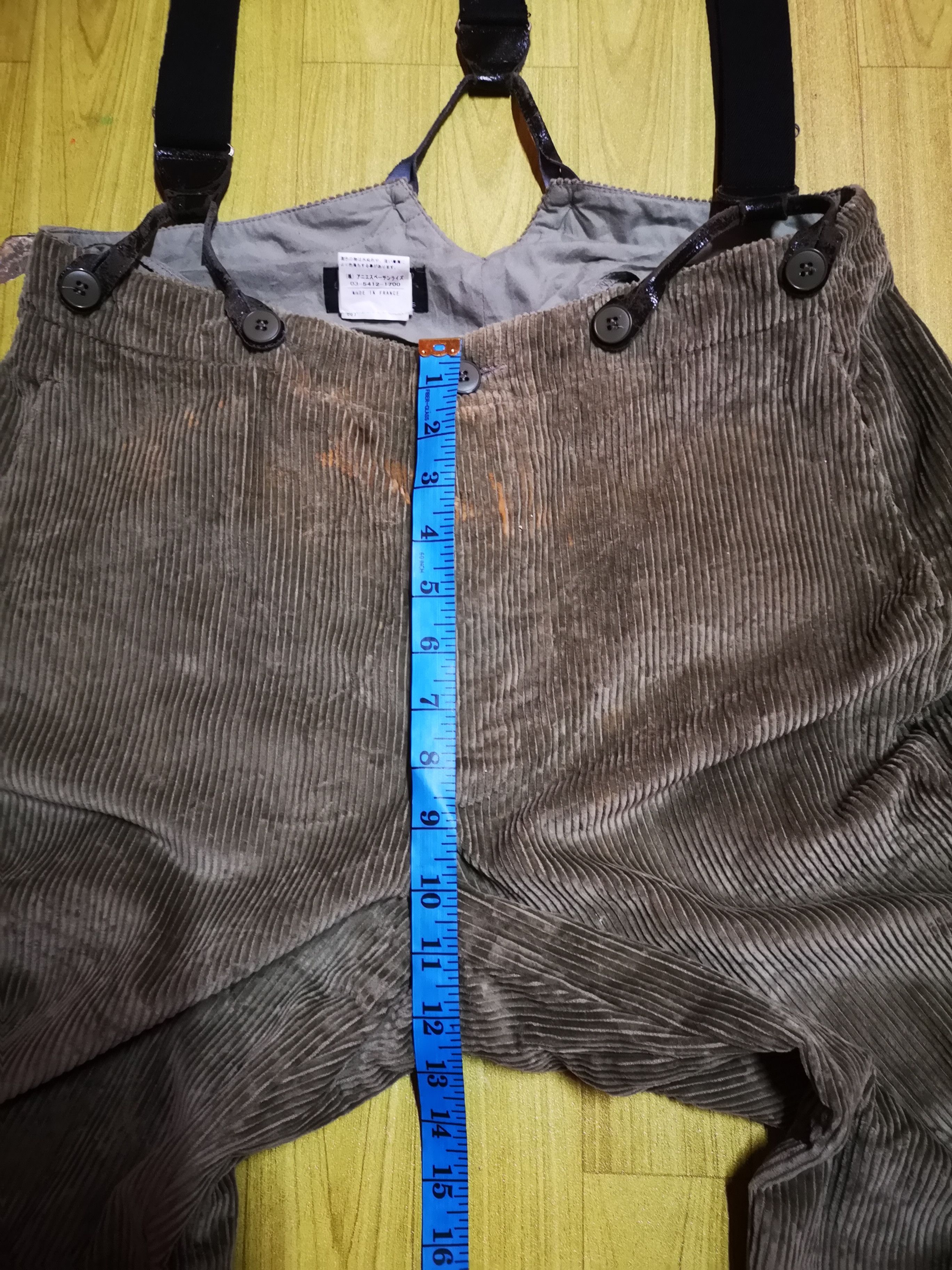 agnes b. Agnes homme paris Jumpsuit Corduroy Size US 42 / EU 58 - 10 Thumbnail
