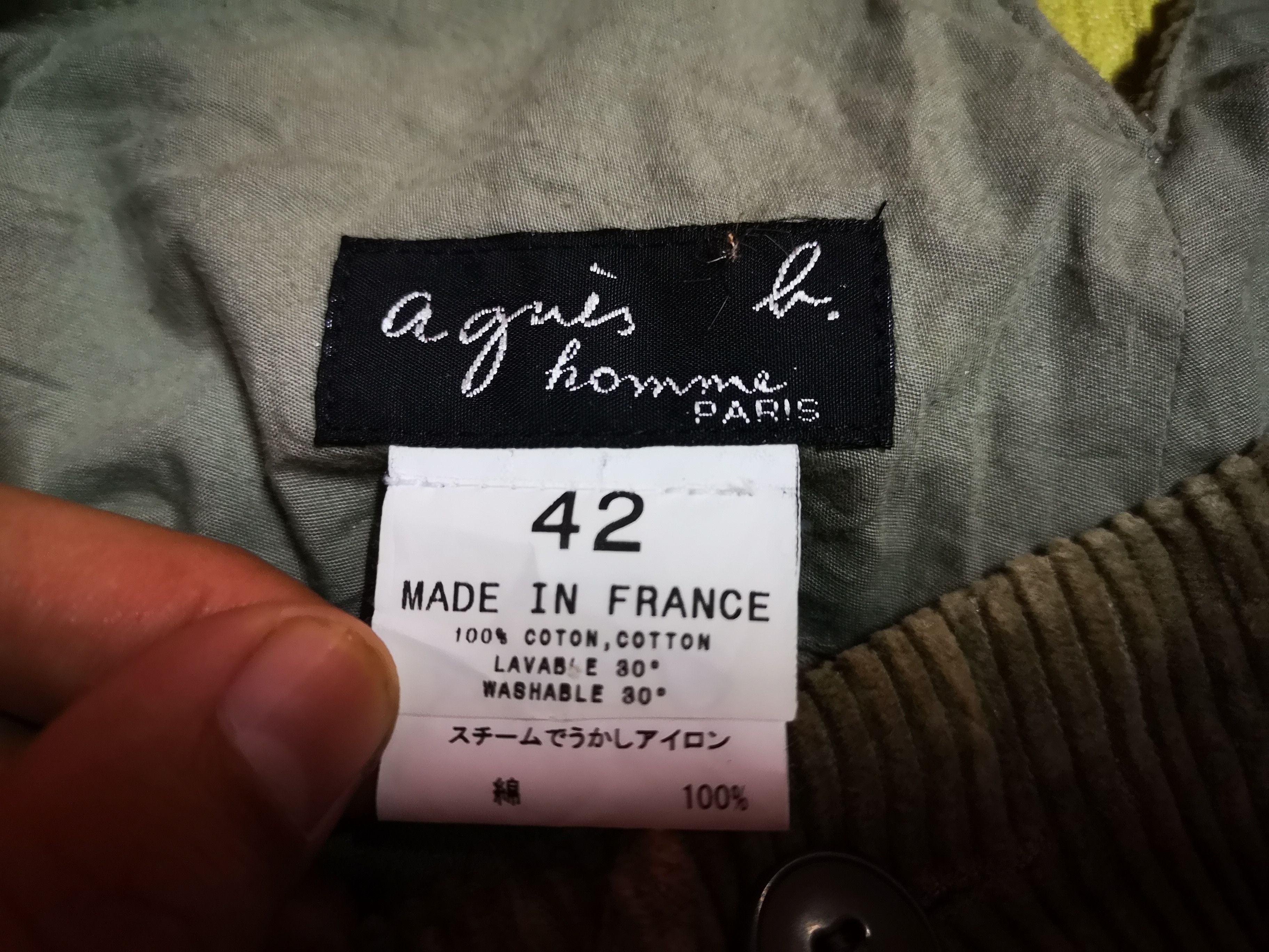 agnes b. Agnes homme paris Jumpsuit Corduroy Size US 42 / EU 58 - 6 Thumbnail