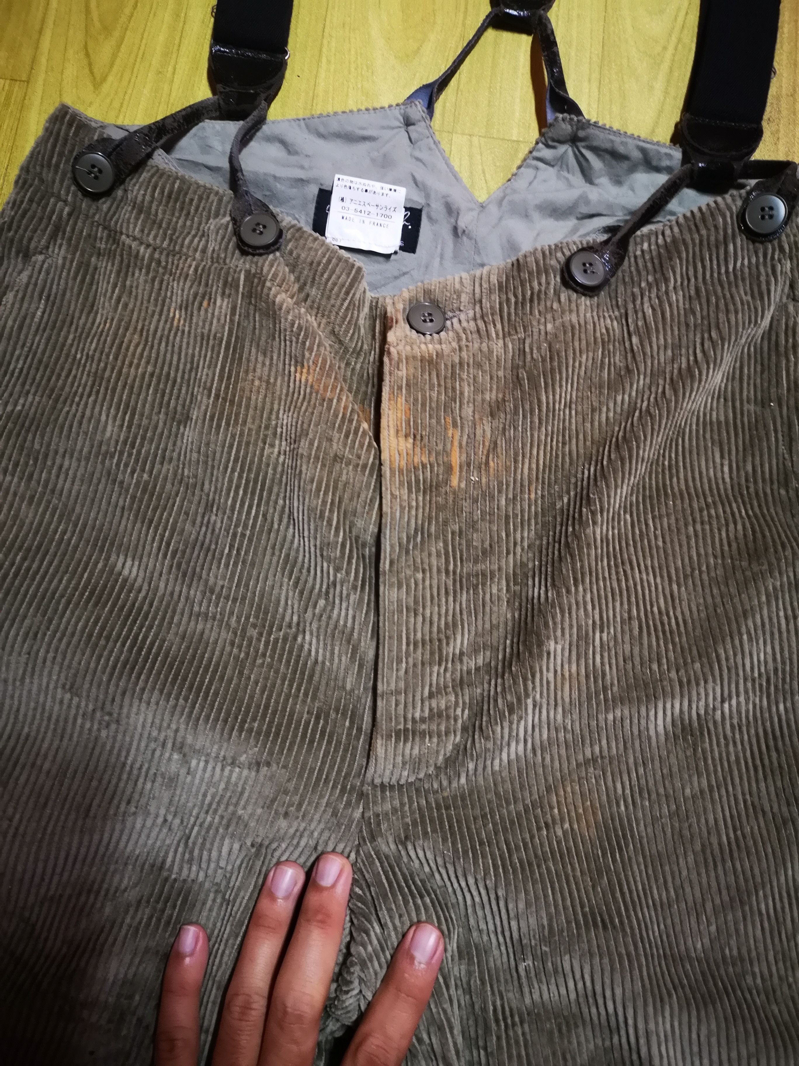 agnes b. Agnes homme paris Jumpsuit Corduroy Size US 42 / EU 58 - 4 Thumbnail