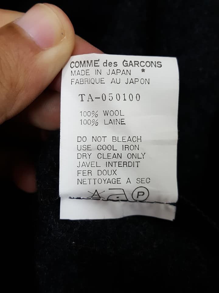 Comme des Garcons CDG Tricot Vintage Iconic Wool Runway Long Apron Robe Size US M / EU 48-50 / 2 - 16 Thumbnail