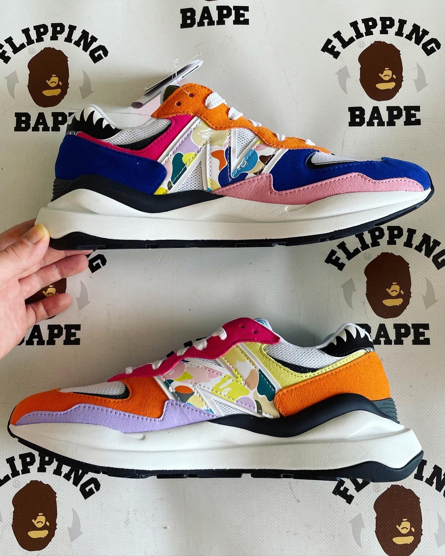 Bape × New Balance BAPE X NEW BALANCE 5740 Size US 9.5 / EU 42-43 - 7 Thumbnail