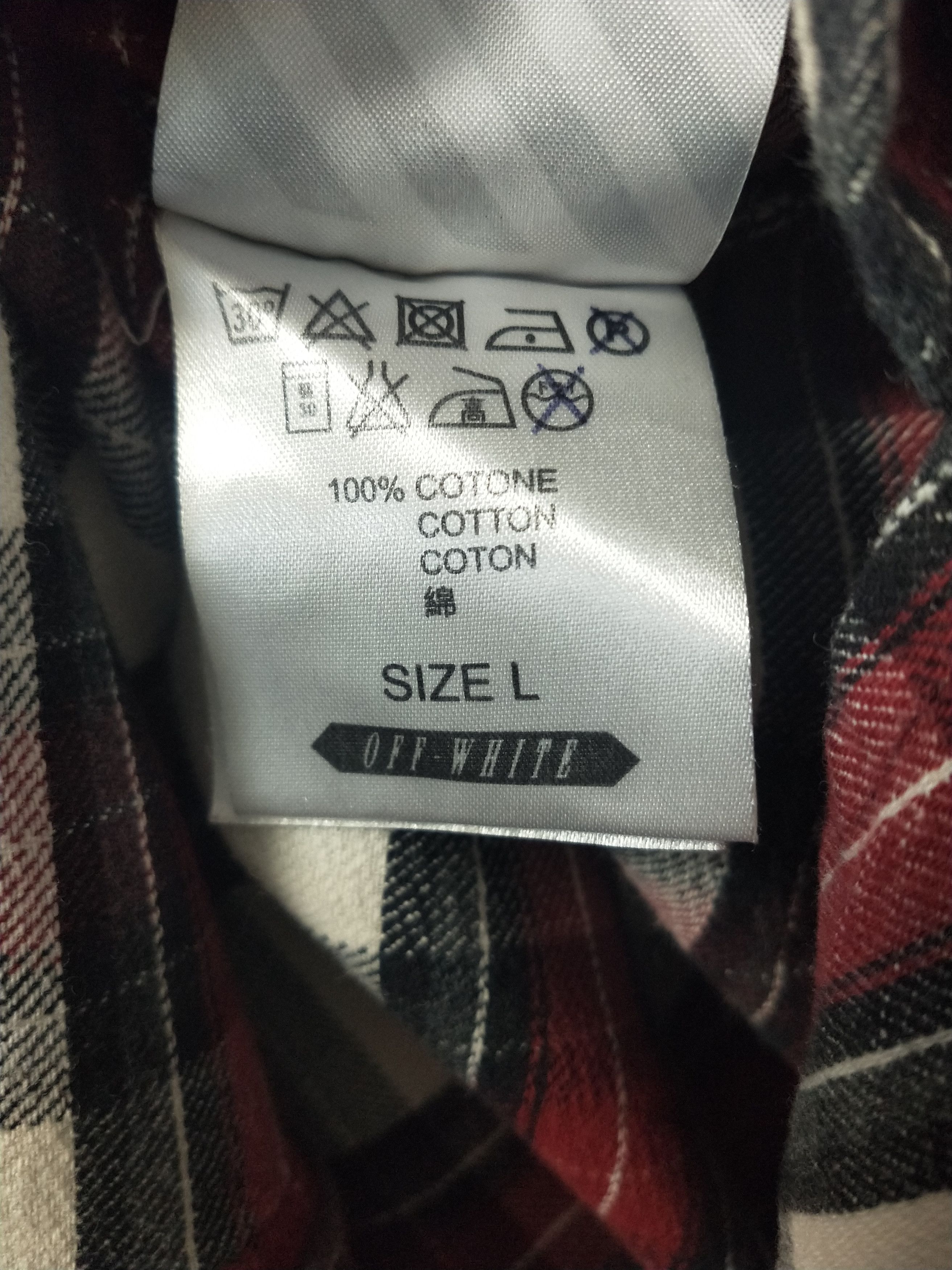 Off-White Diagonal Check Shirt Size US L / EU 52-54 / 3 - 7 Thumbnail