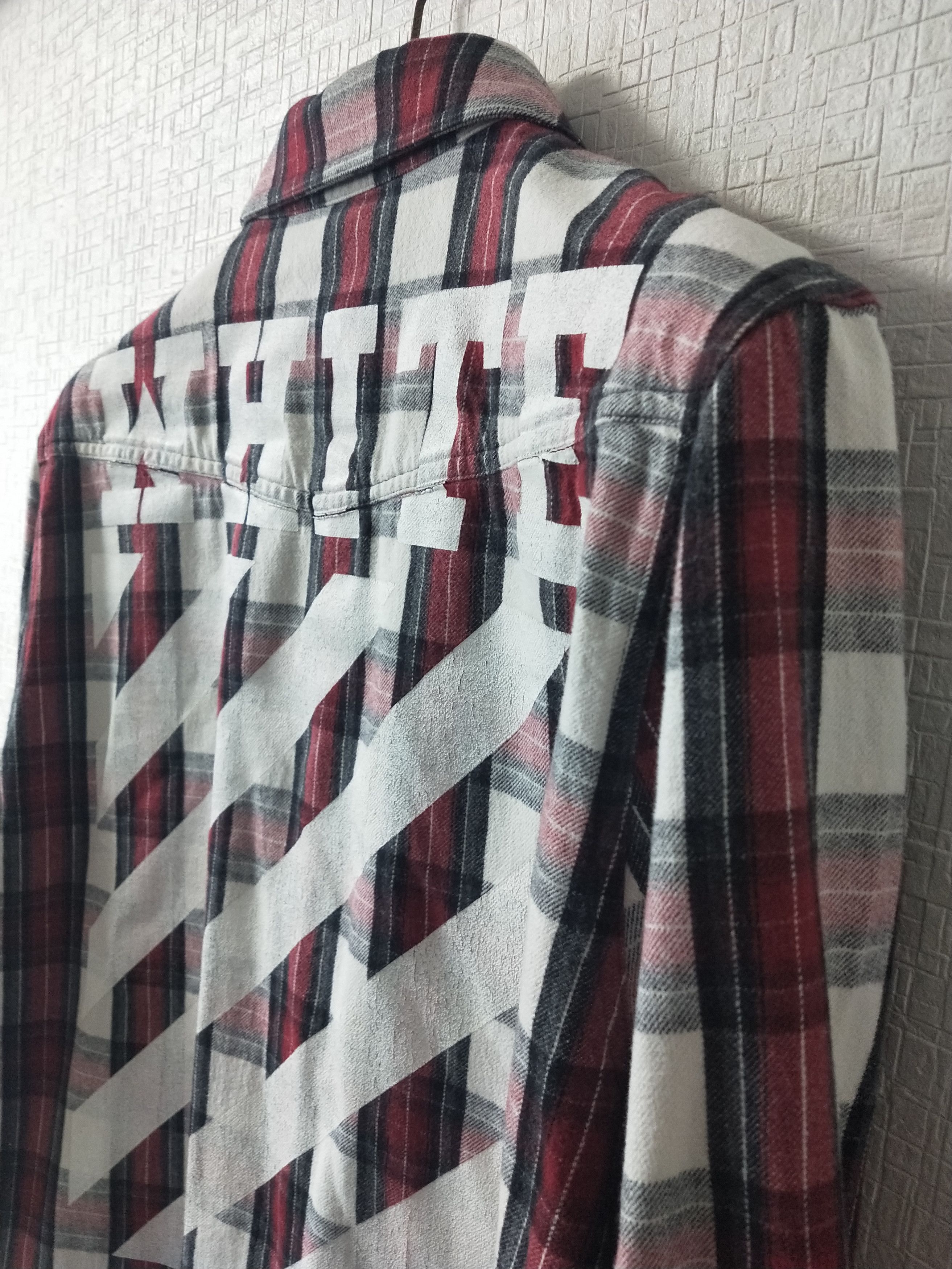 Off-White Diagonal Check Shirt Size US L / EU 52-54 / 3 - 4 Thumbnail