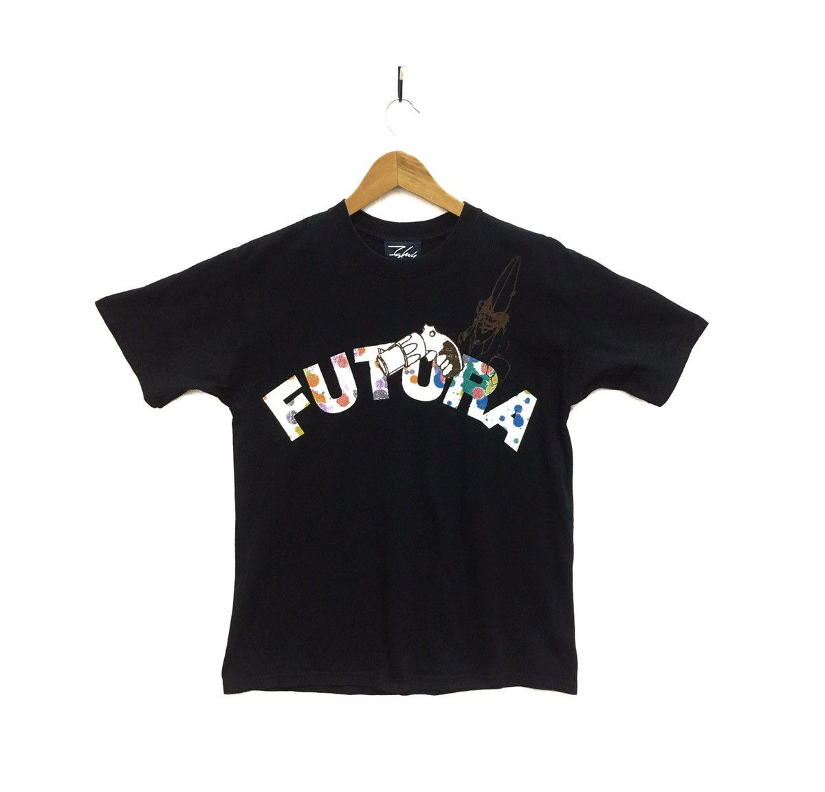 image of Vintage Futura Pistol T-Shirt in Black, Men's (Size Medium)