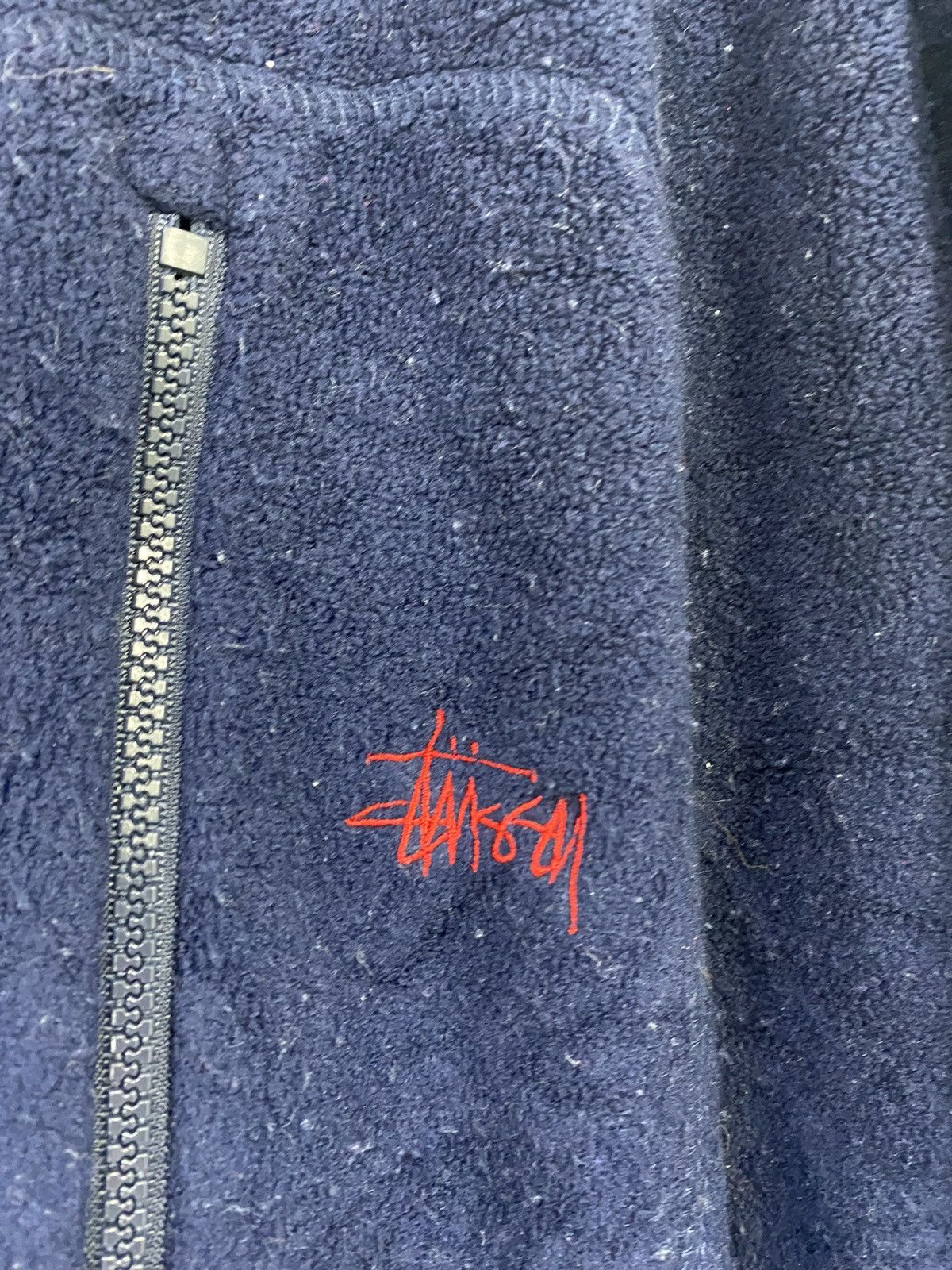 Stussy Stussy Fleece Jacket Stripe Design Small Logo Design Size US L / EU 52-54 / 3 - 5 Thumbnail