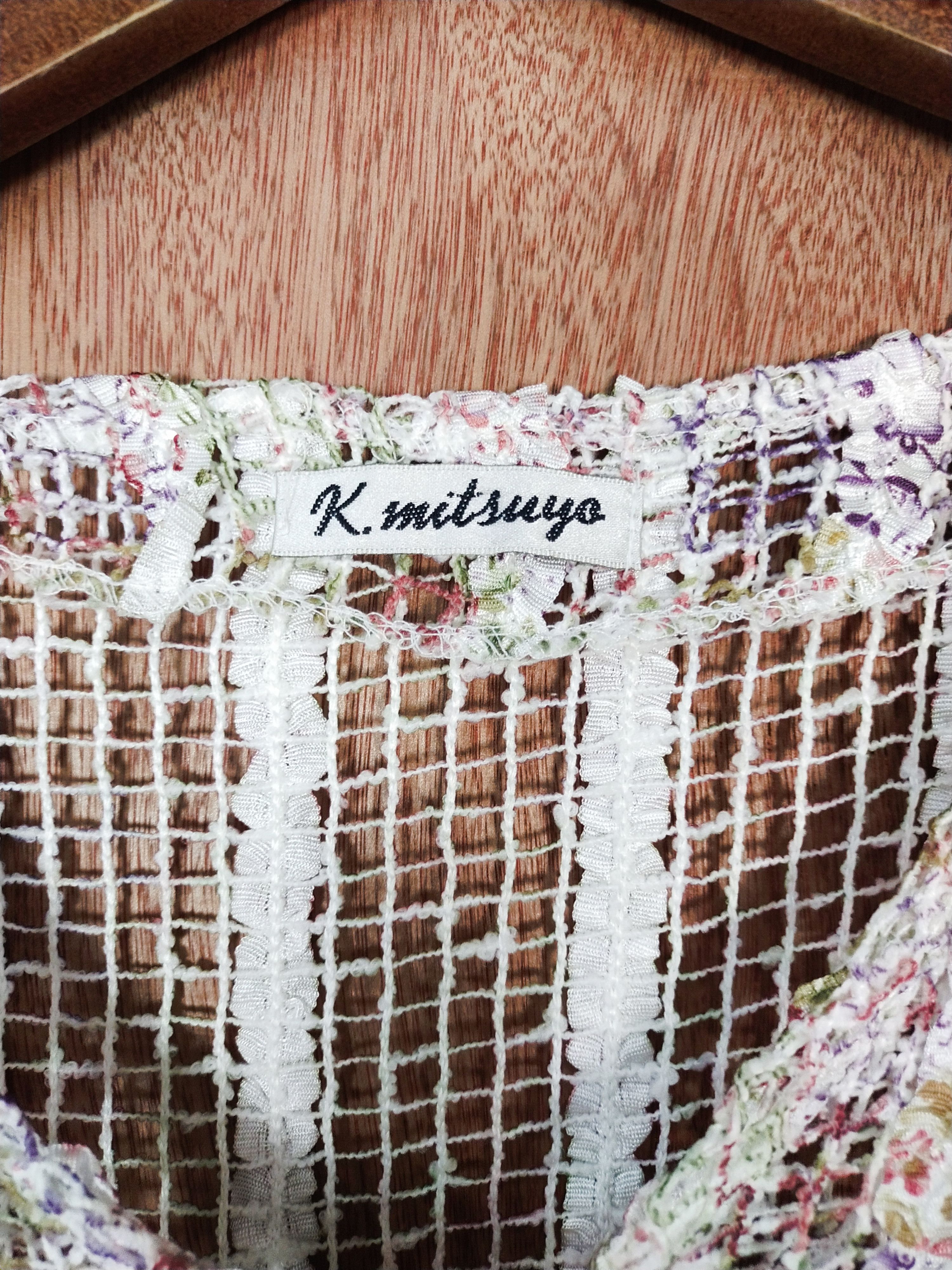 Homespun Knitwear K. Mitsuya japan meshnet crochet sexy Knitwear#S196DLL Size US M / EU 48-50 / 2 - 6 Thumbnail