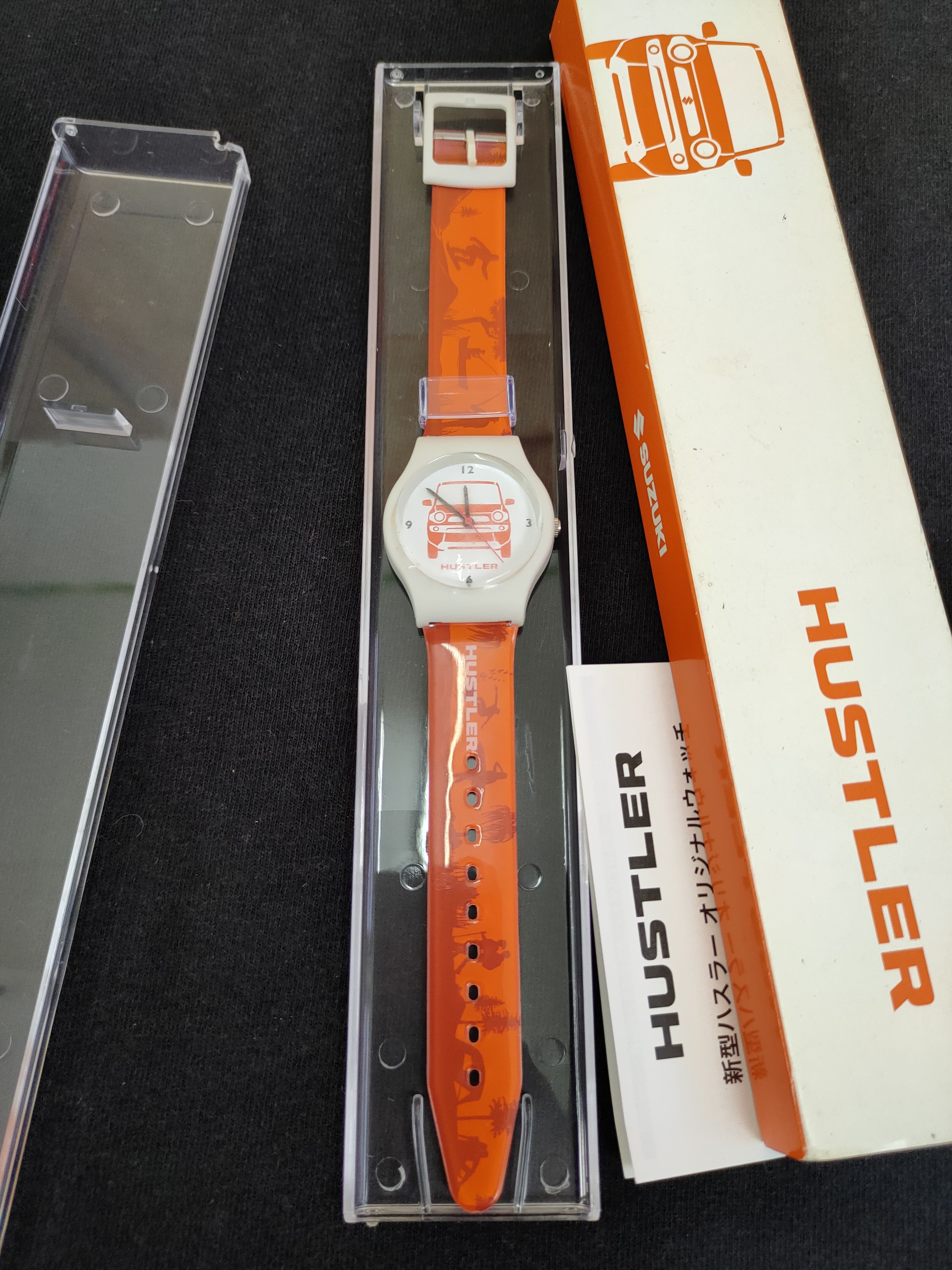 Japanese Brand Suzuki Hustler special edition orange watch japan car #DLL Size ONE SIZE - 4 Thumbnail